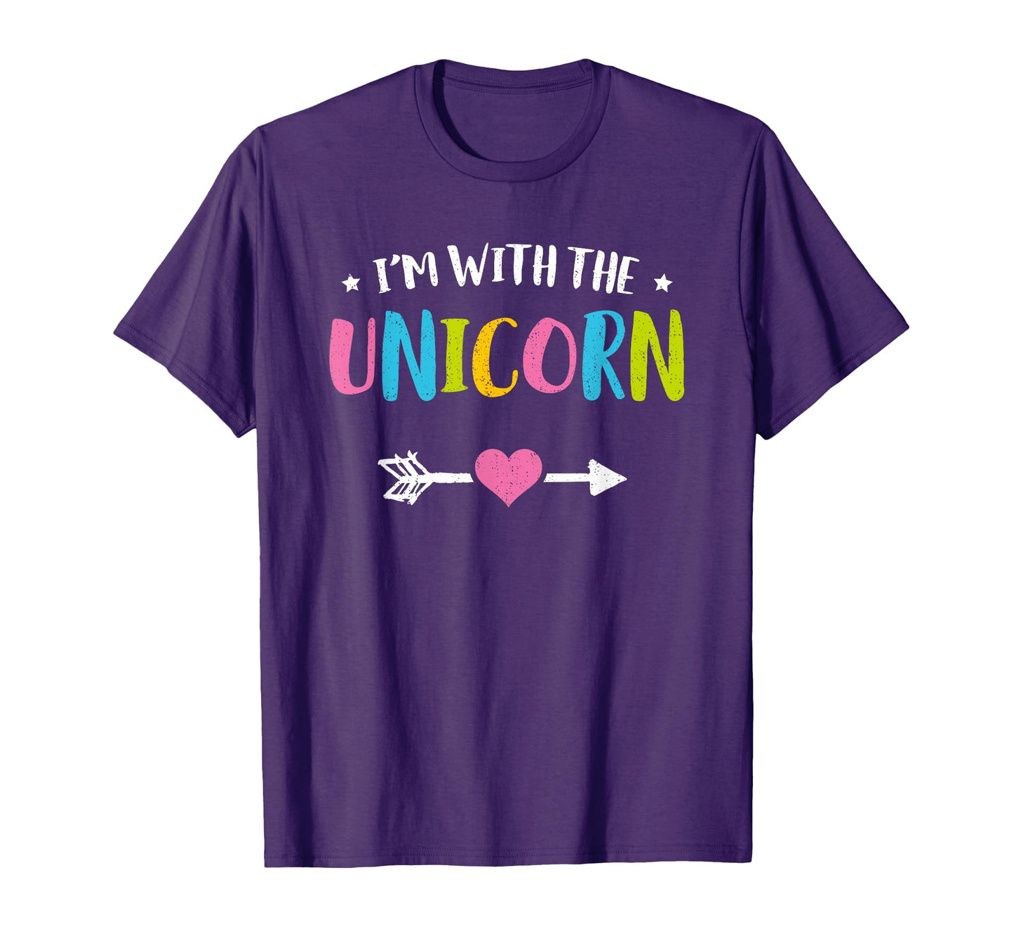 I'm With The Unicorn Cute Funny Couple Halloween Costume T-Shirt