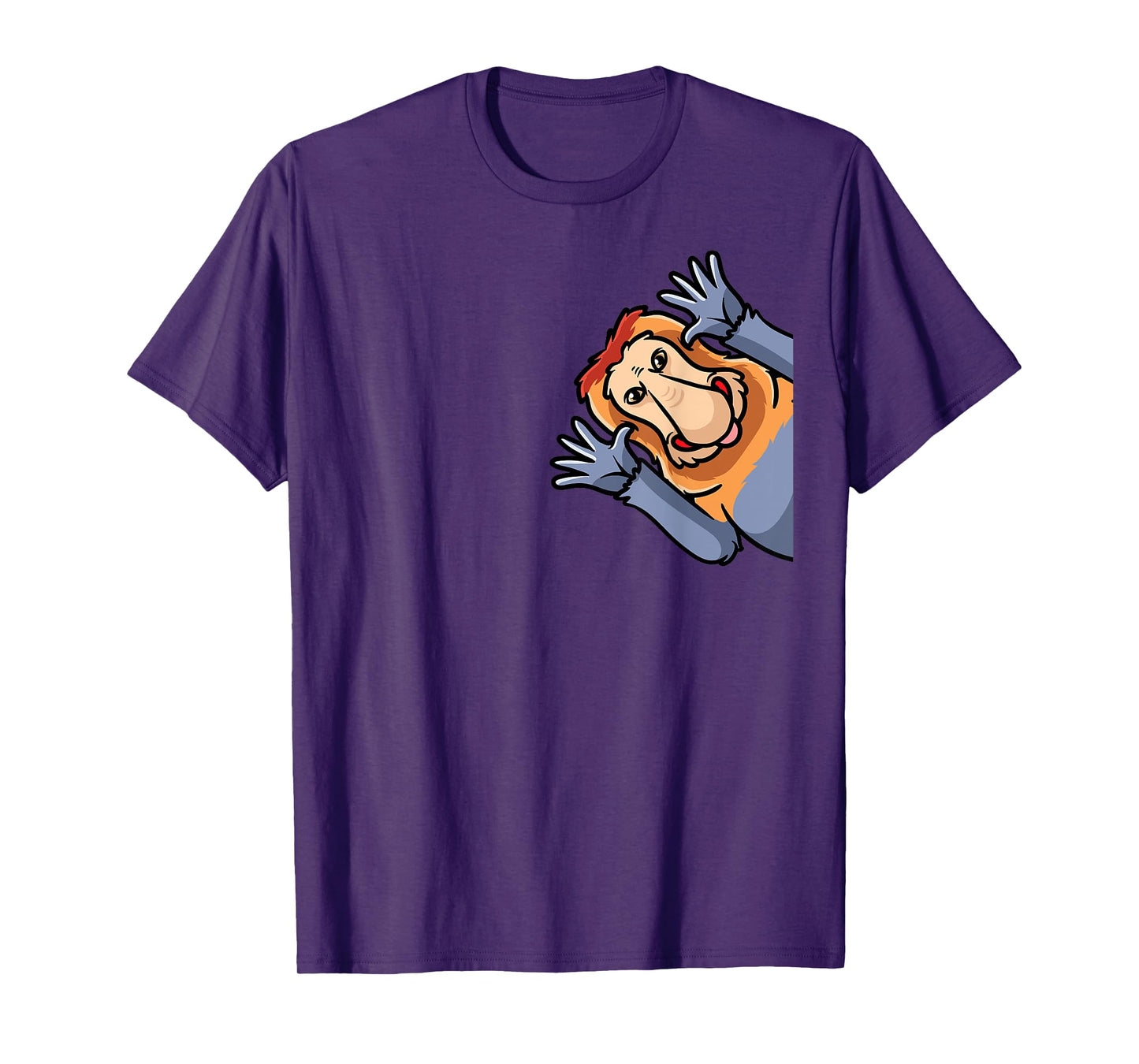 Proboscis Monkey Long-Nosed Monkey T-Shirt