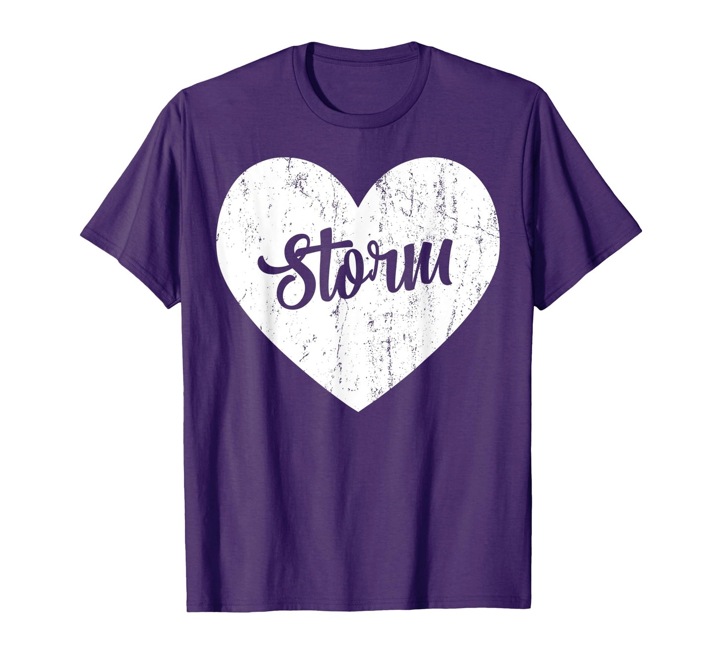 Storm School Sports Fan Team Spirit Mascot Heart Gift T-Shirt