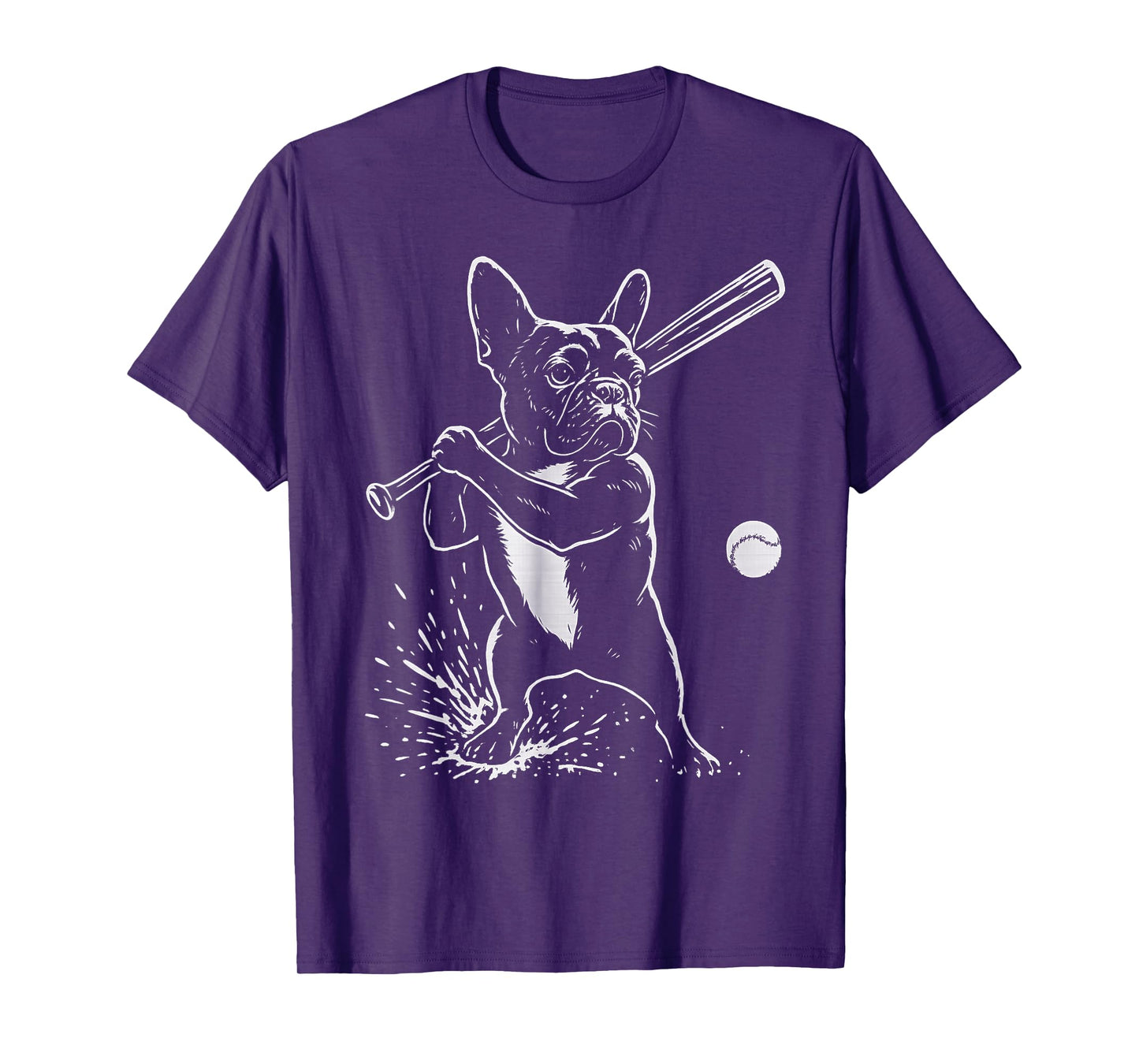 French Bulldog Baseball Sports Dog Lover T-Shirt