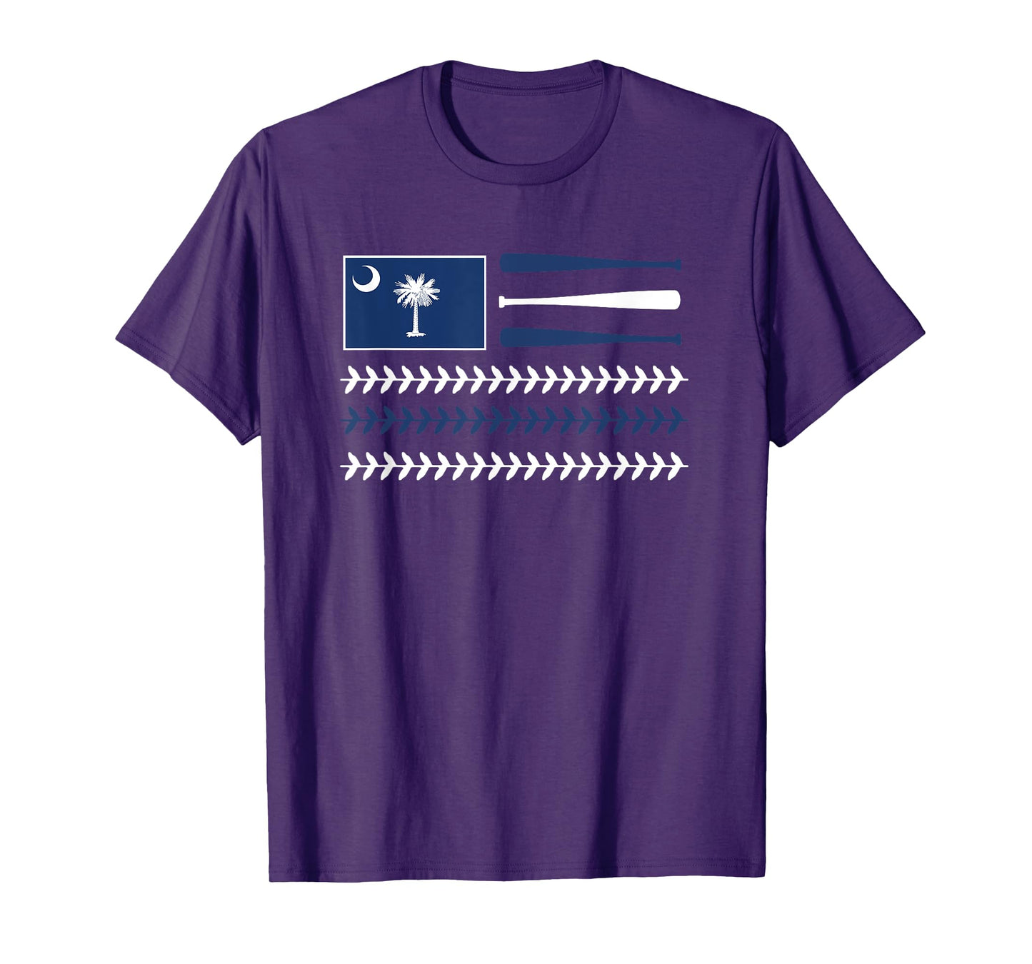 South Carolina High School Baseball SC Palmetto State Flag T-Shirt