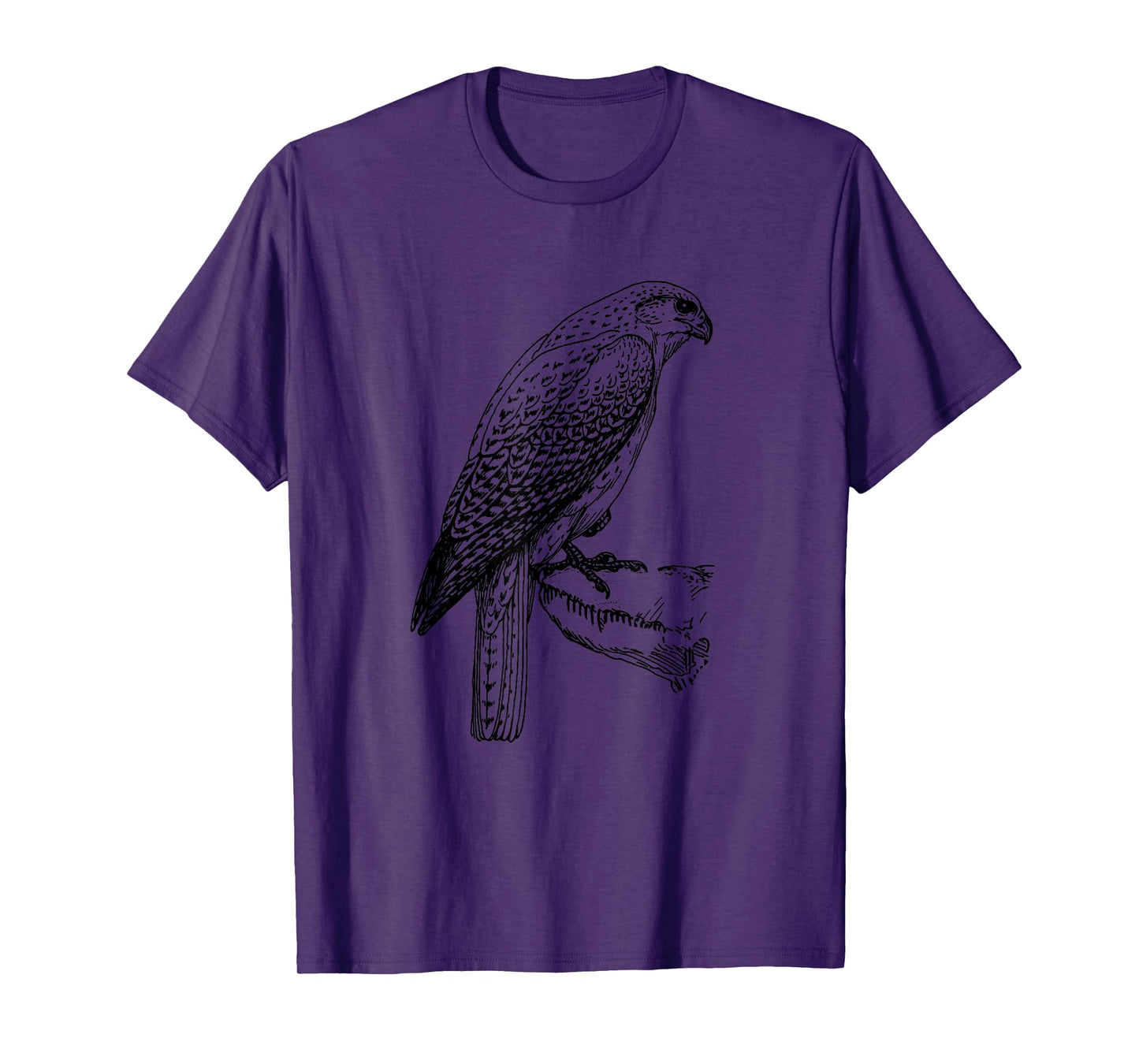 Falcon Gyrfalcon Bird Graphic Birding Ornithologist T-Shirt