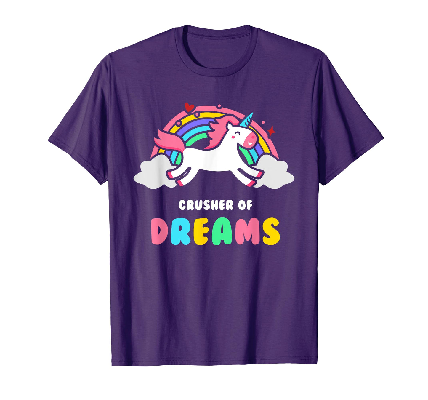 Depressing Shirt by Unicorns - Crusher Of Dreams T-Shirt
