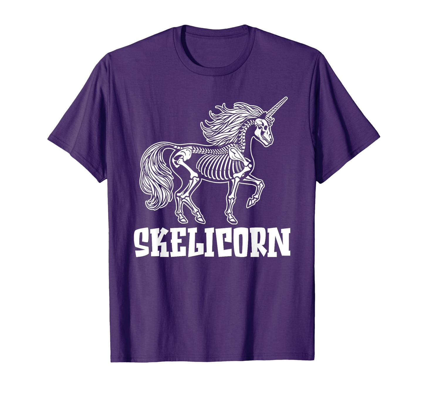 Skelicorn Halloween Skeleton - 31 October Costume Unicorn T-Shirt