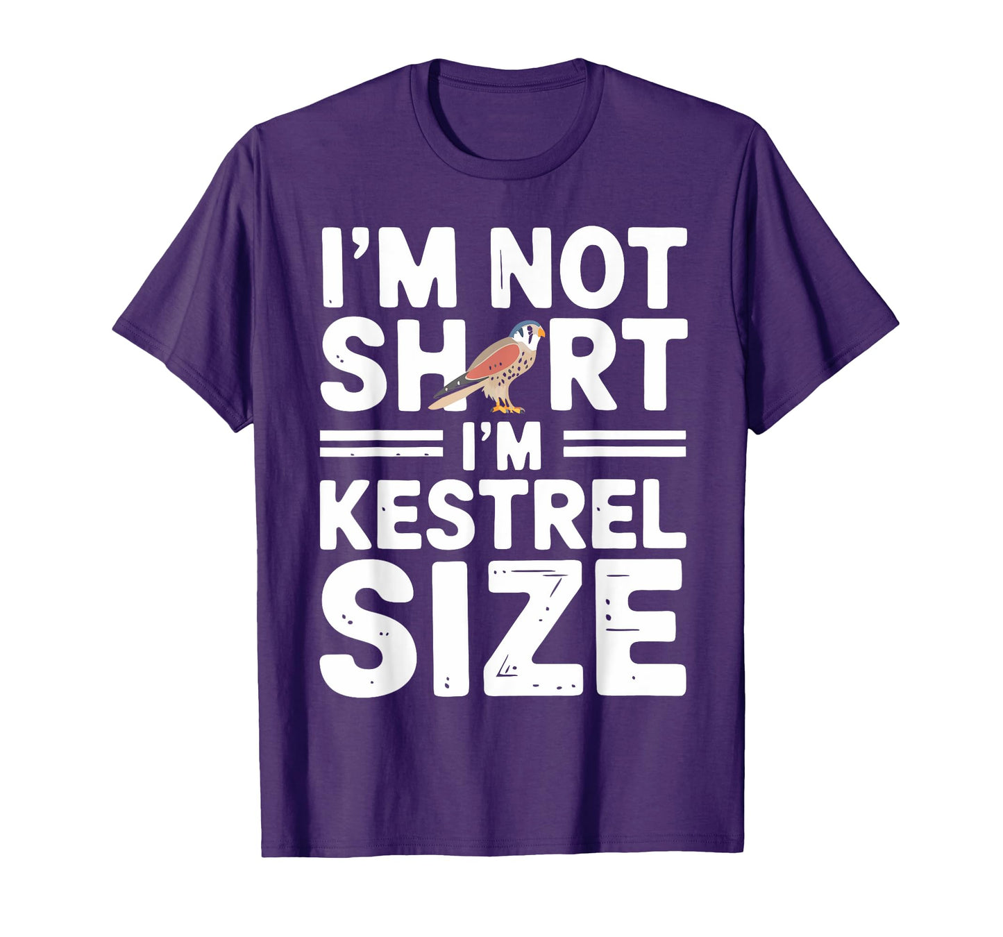 Kestrel Size Birder Birdwatcher Girl American Kestrel T-Shirt