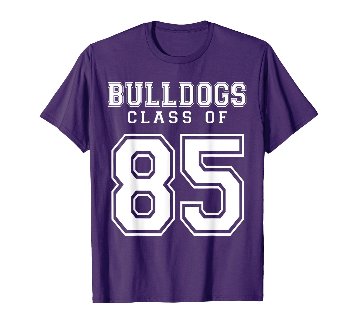 Class Of 1985 Bulldogs Custom Graduation Senior Personalized T-Shirt