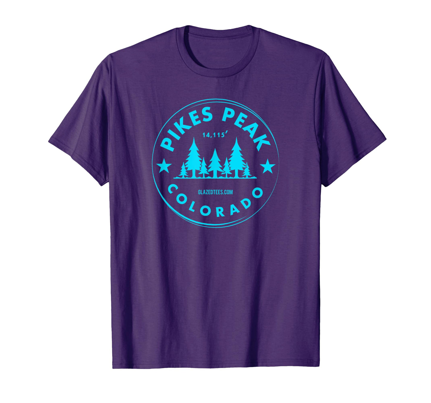 Pikes Peak Colorado – Mountain Forest CO Bluebird Day T-Shirt