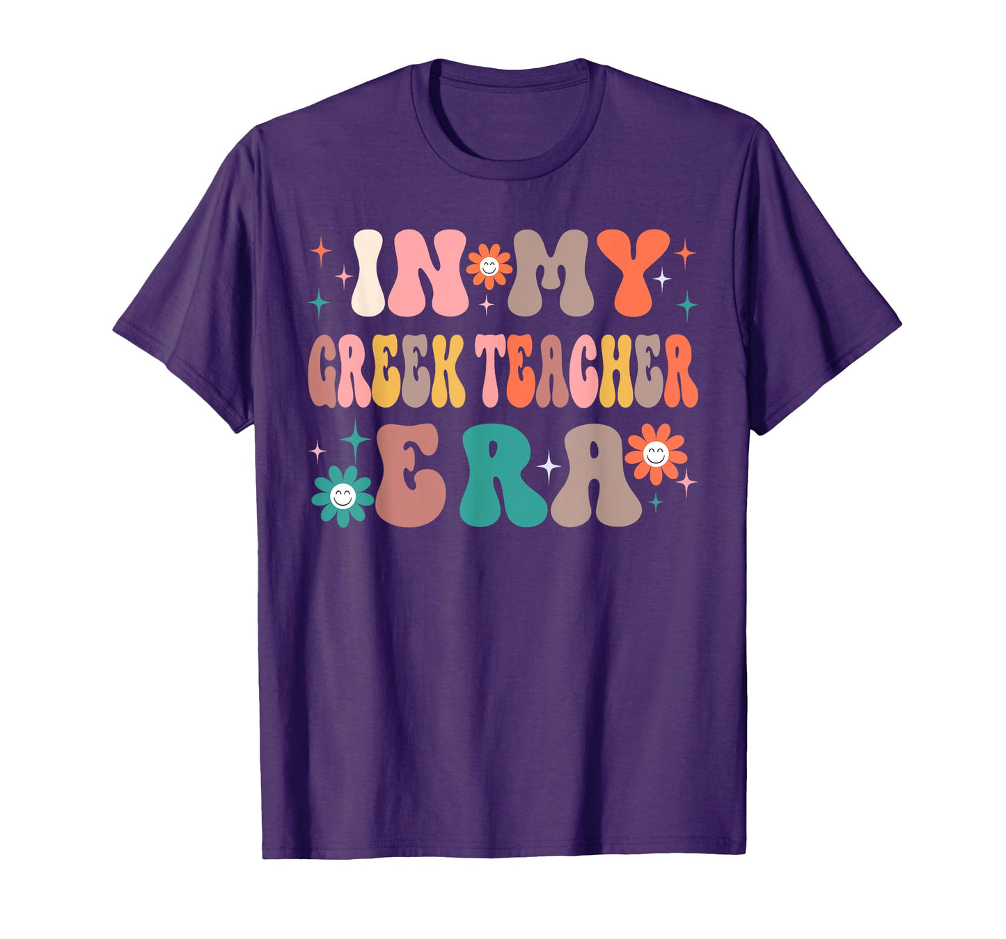 In My Greek Teacher Presents Women Men Greek Teacher T-Shirt