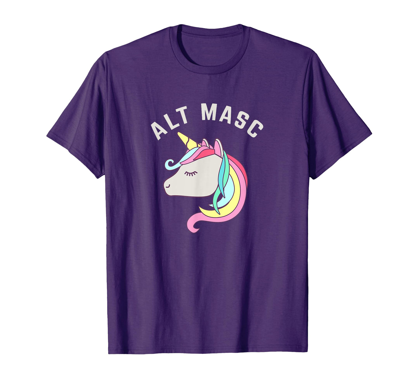 LGBT Tees: Alt Masc Rainbow Unicorn T-Shirt T-Shirt