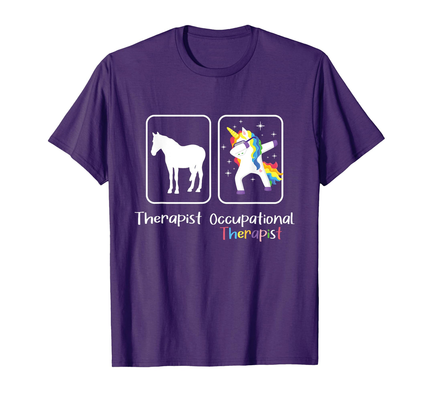 Occupational Therapist - Dabbing Unicorn Healthcare Worker T-Shirt
