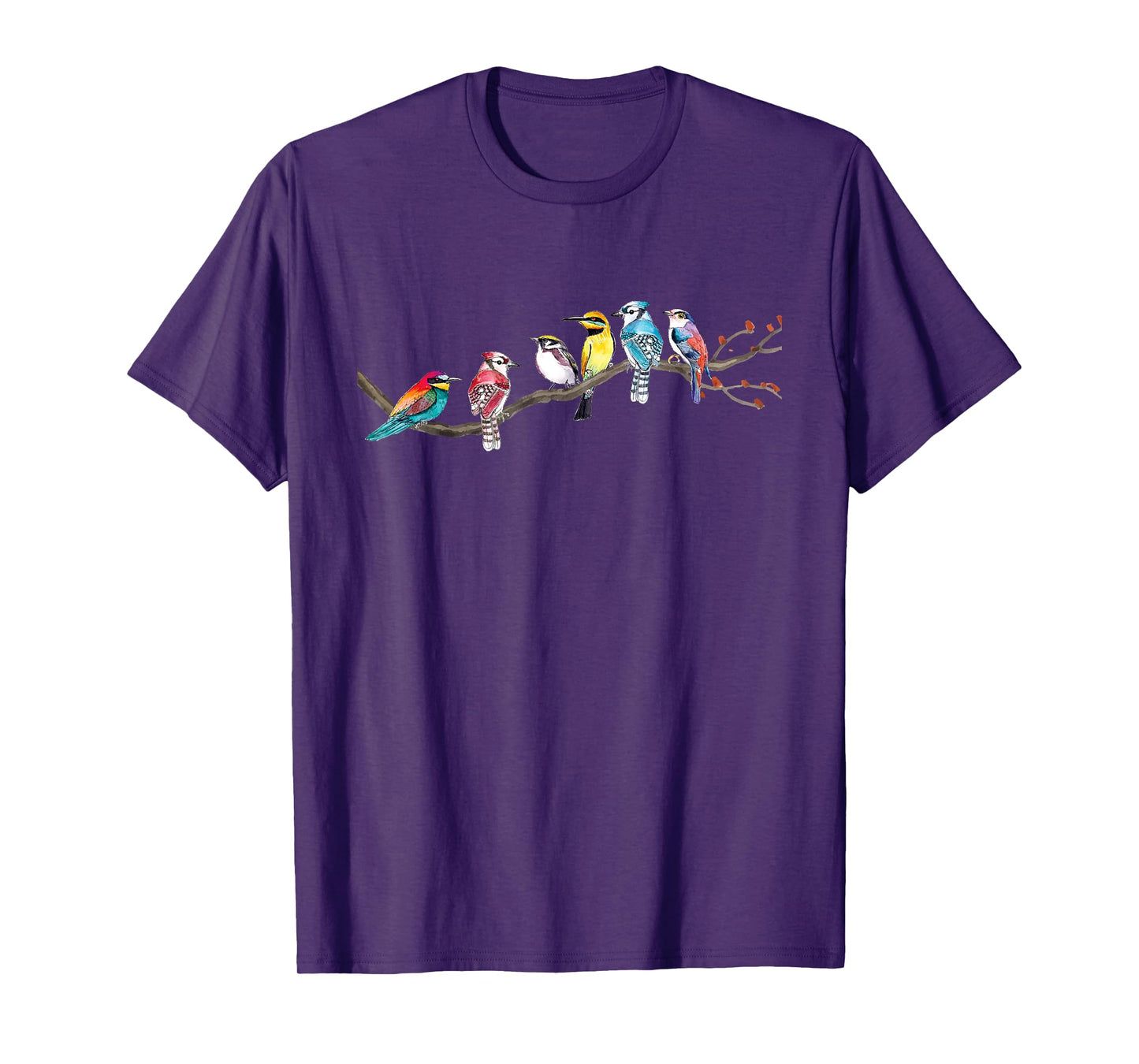 Birds On A Branch - Birding Bird Watching Bird Watcher T-Shirt