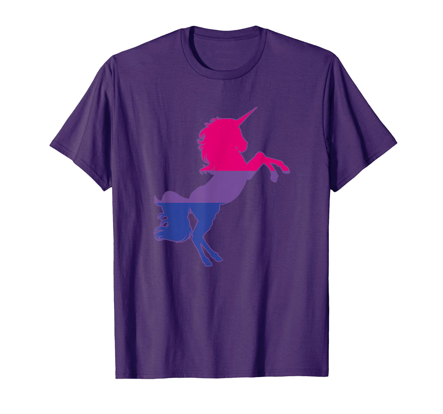 Bisexual Unicorn Pride Flag Shirt Gift Bi Women Men and Kids T-Shirt