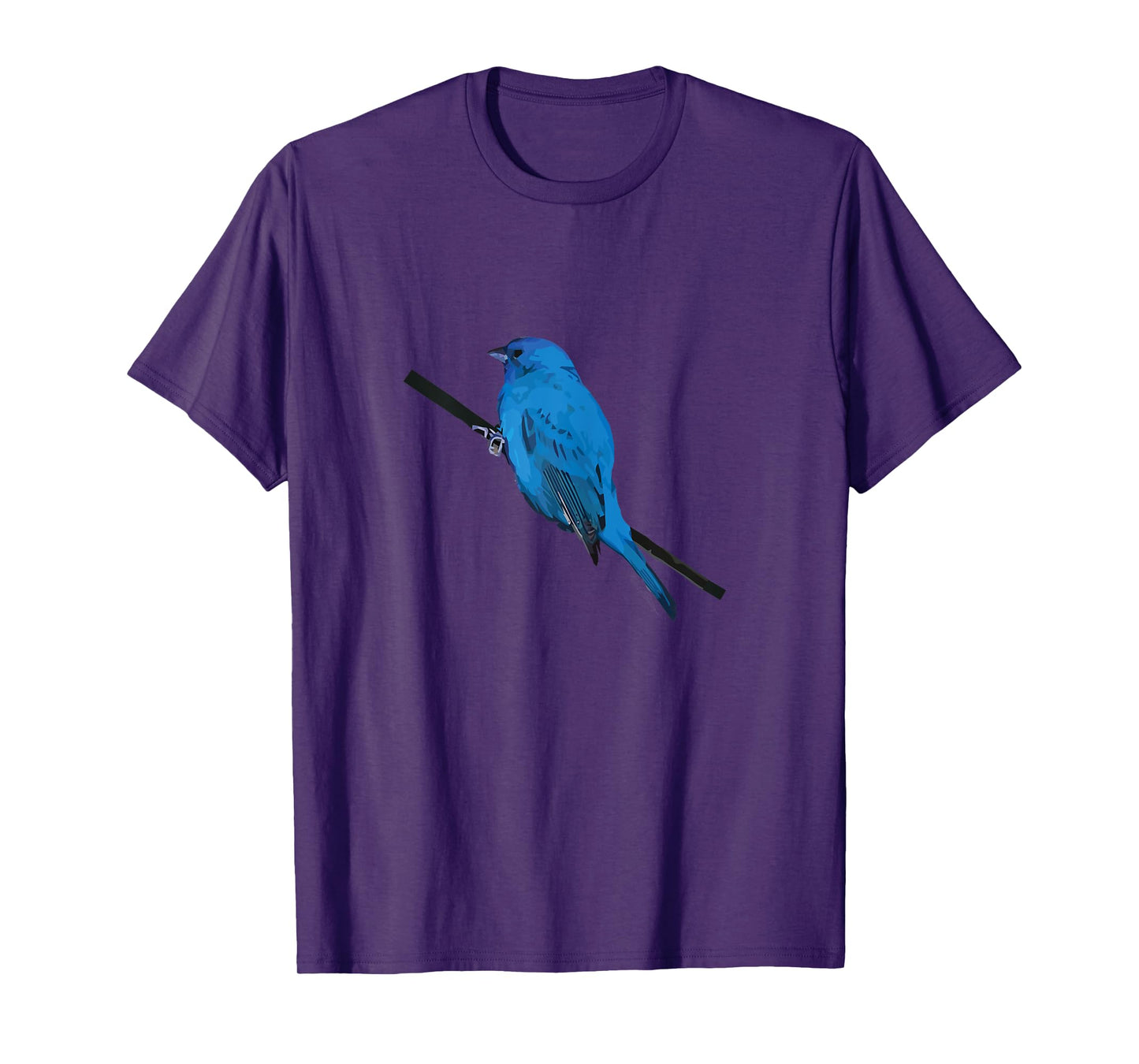 Patience Bluebird of Happiness T-Shirt Womens Blue Bird Tees T-Shirt