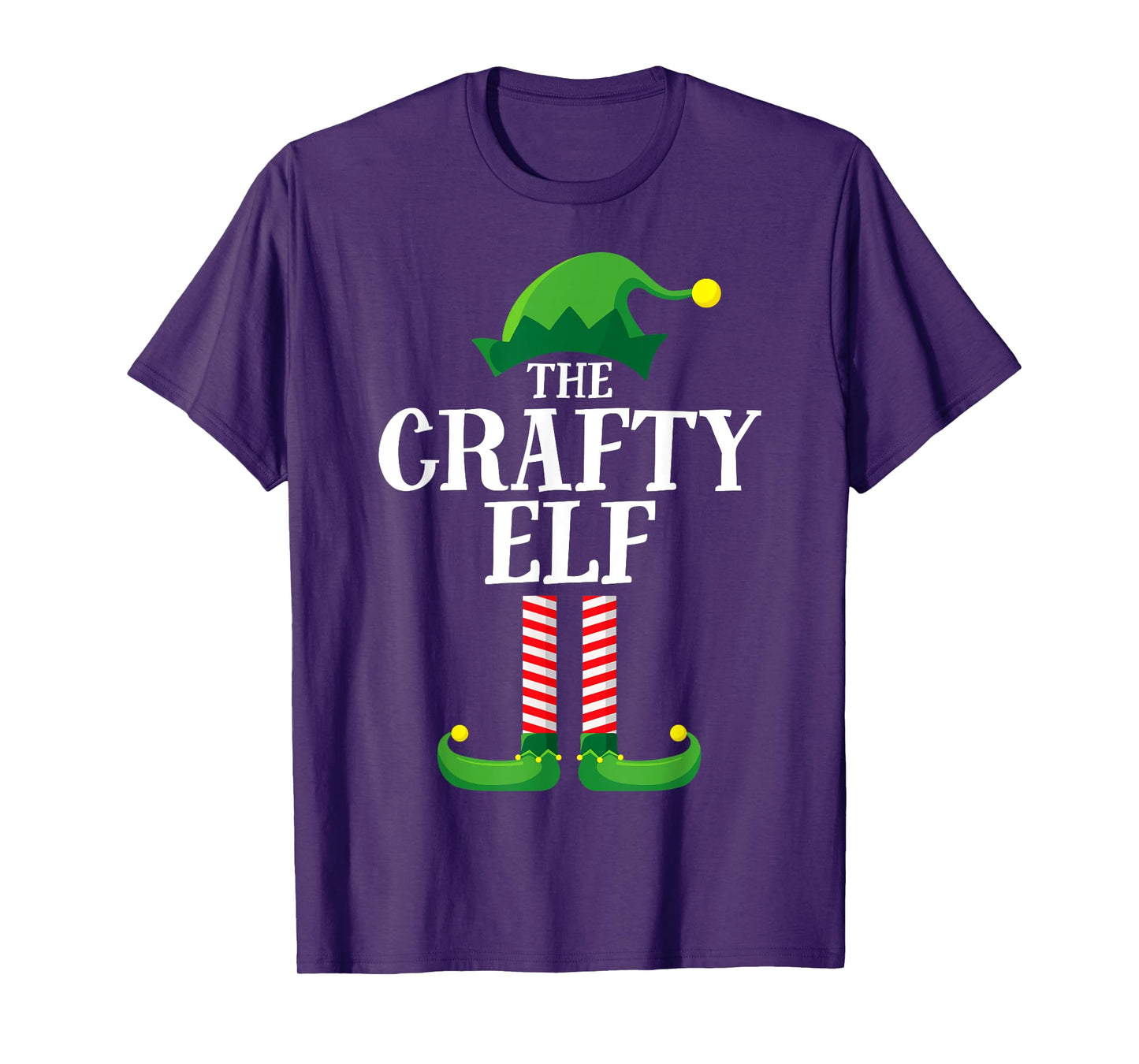 Crafty Elf Shirt Matching Family Funny Group Christmas T-Shirt