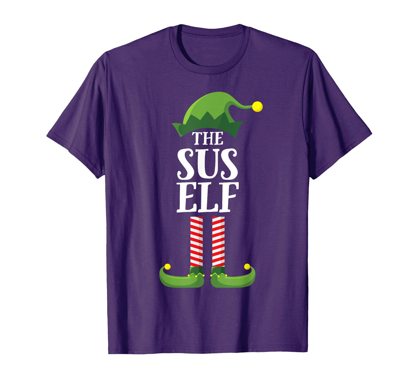 Sus Elf Matching Family Group Funny Christmas T-Shirt