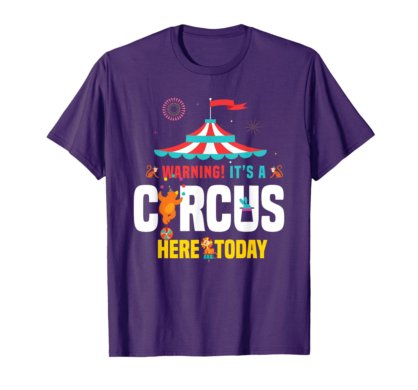 Zirkus Karnevals Geschenk Women's Circus Carnival Birthday Party T-Shirt - Black, Small, Short Sleeve, Classic Fit, Cotton, Polyester