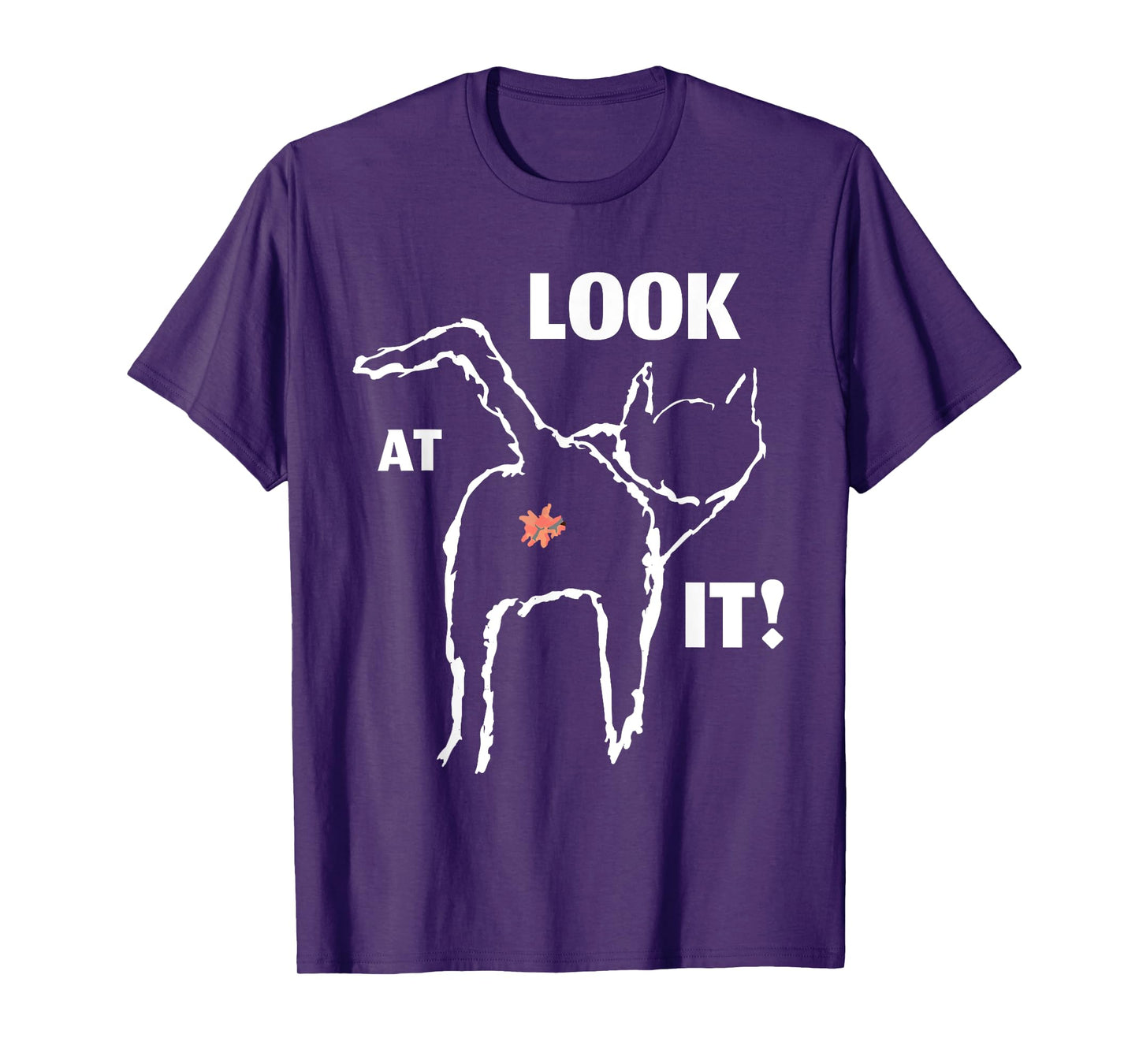 Look At It, FUNNY cat butt design for feline lovers T-Shirt