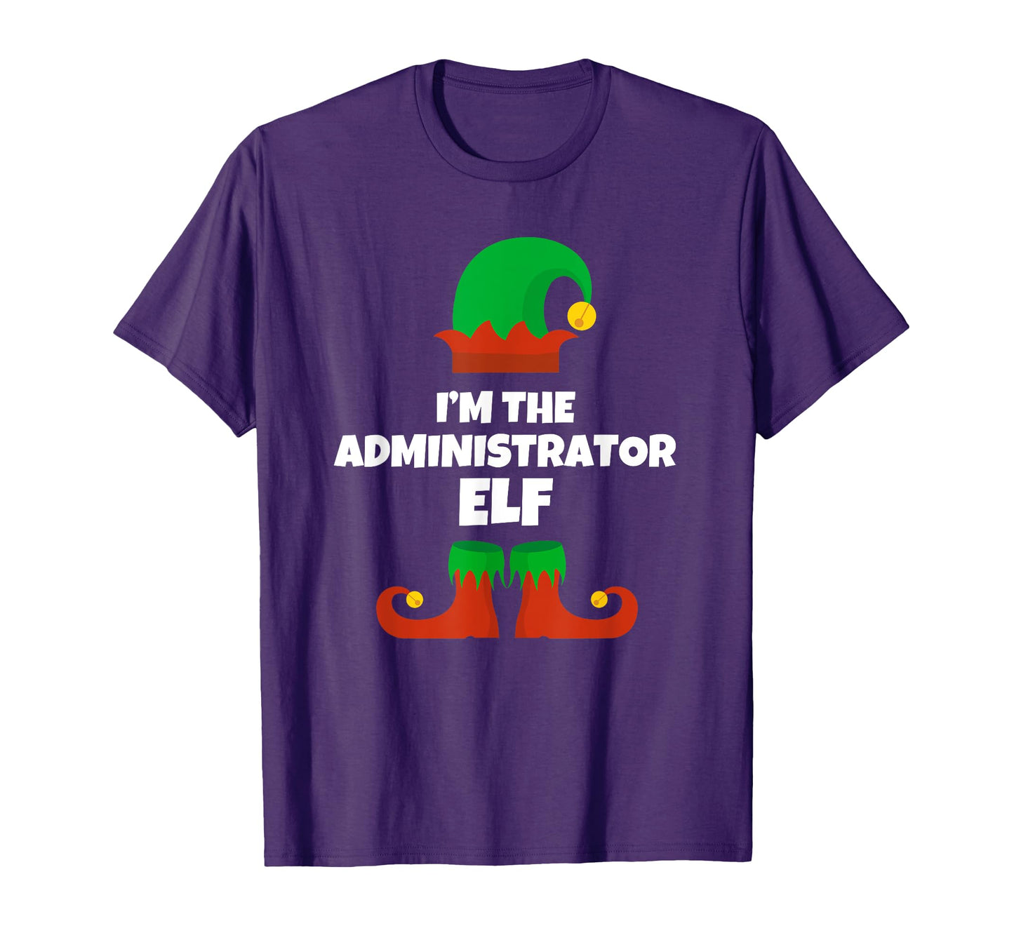 I'm The Administrator Elf Family Pajama Christmas Admin T-Shirt