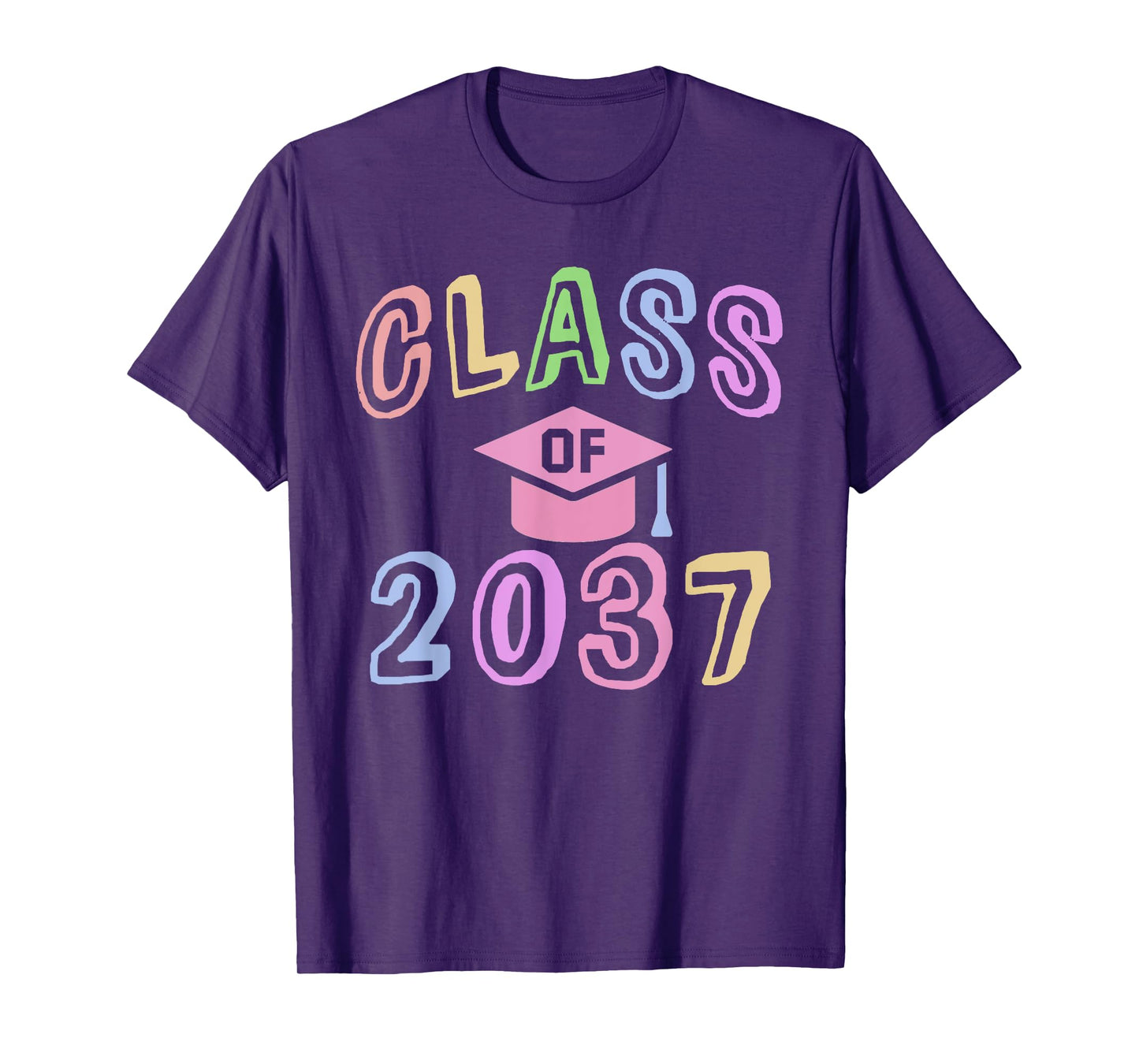 Future CLASS of 2037 First Second Grade Graduation Last Day T-Shirt