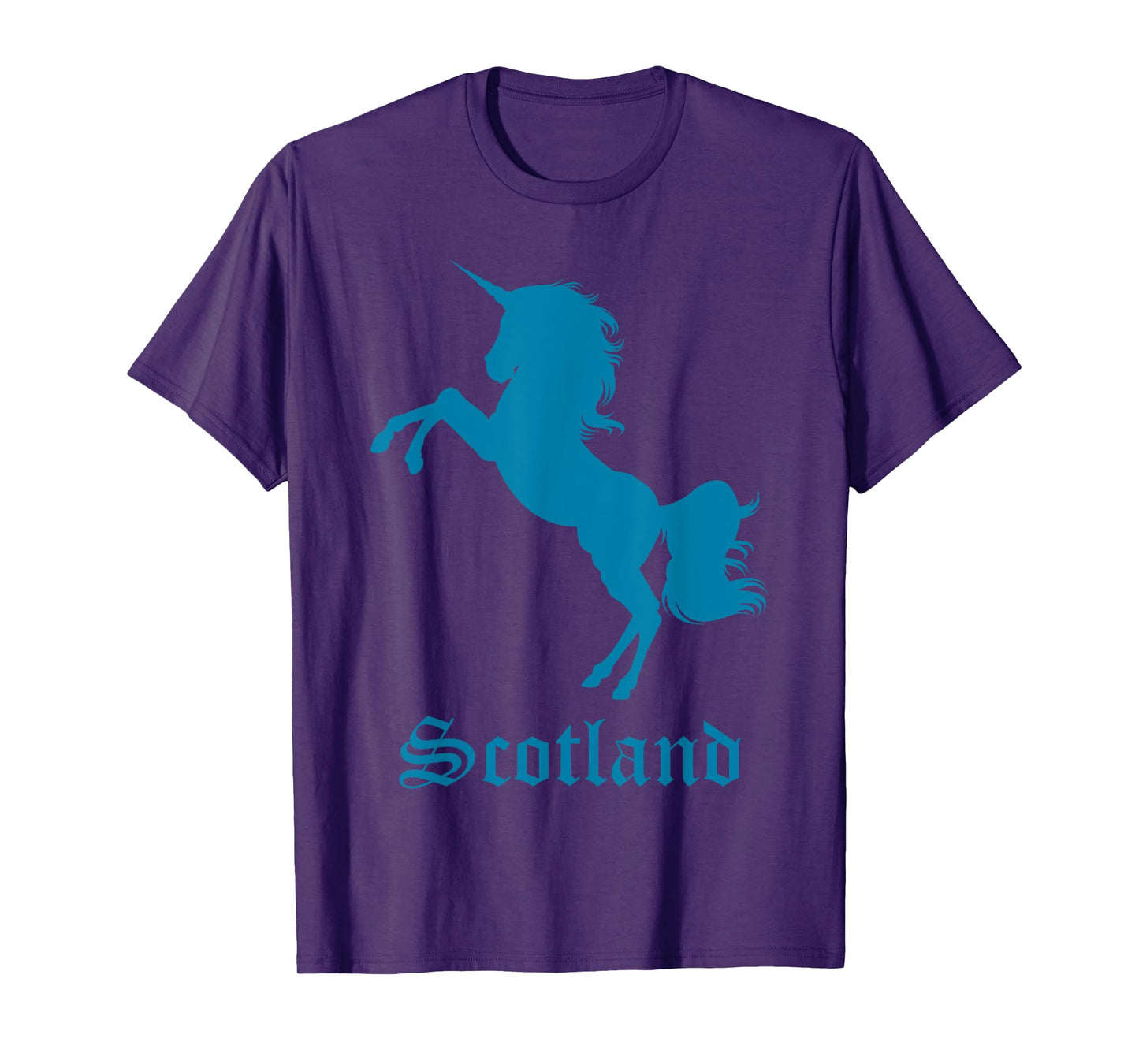 Scotland Unicorn Silhouette National Symbol Scottish Gifts T-Shirt