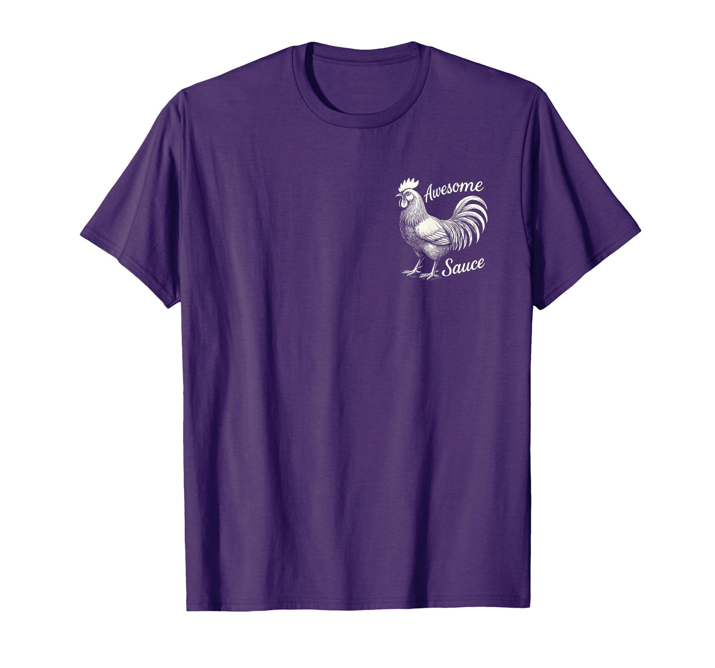Awesome Sauce Rooster, Hot Sauce Male Chicken T-Shirt