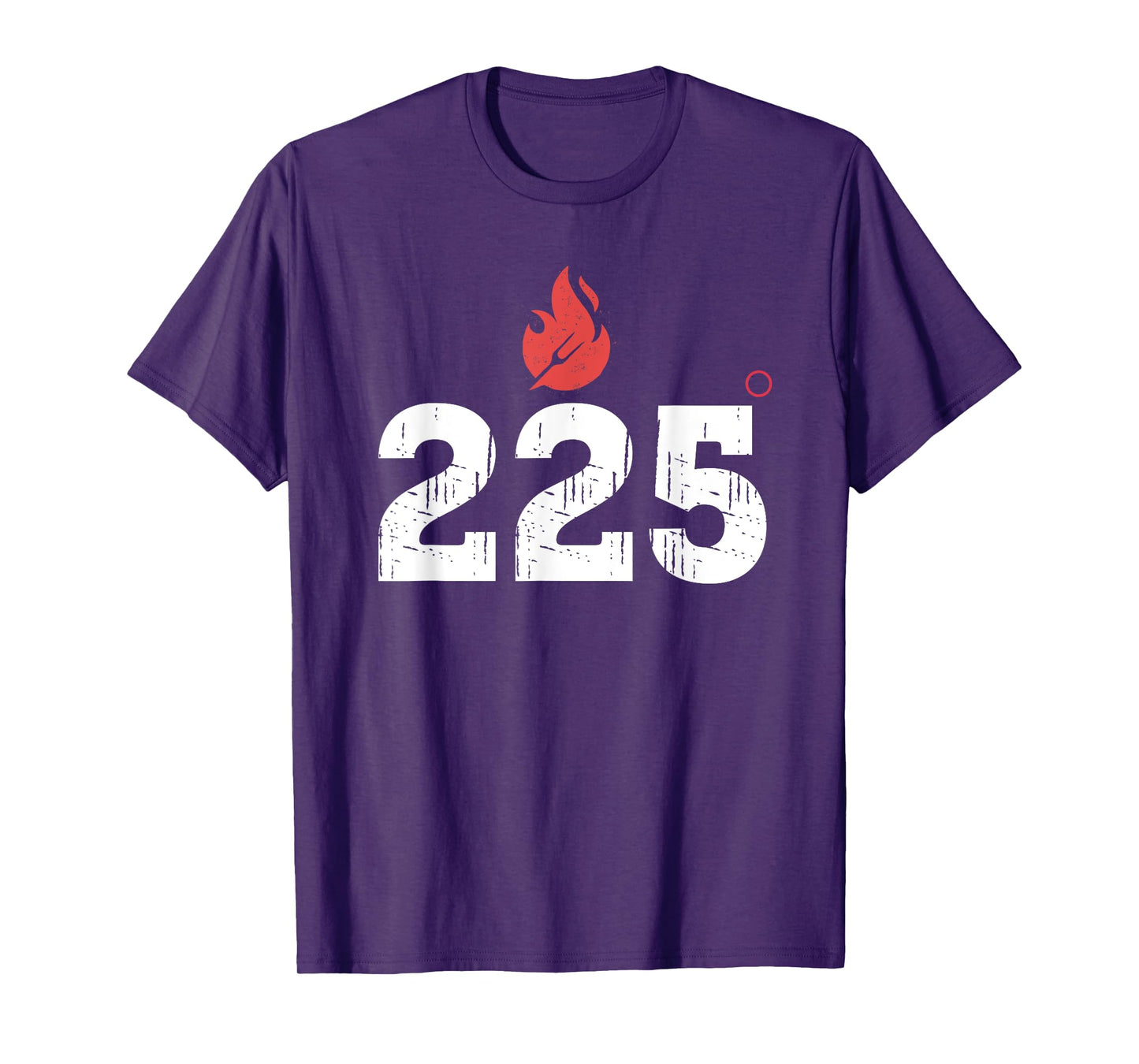BBQ Barbeque Grilling 225 Degrees Smoking Meat Dad Father T-Shirt