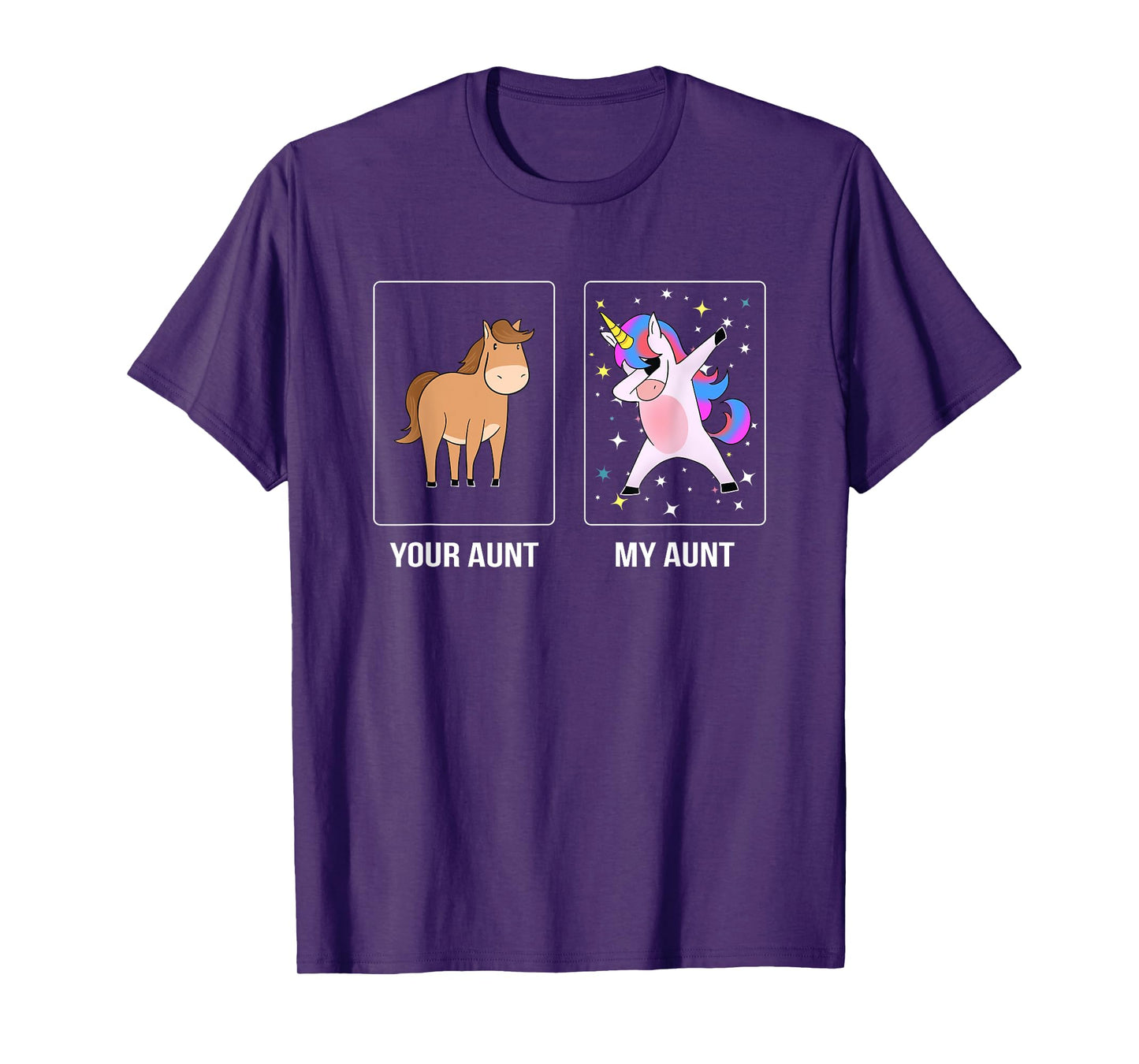 Your Aunt My Aunt Cute Dabbing Unicorn T-shirt Niece Nephew T-Shirt