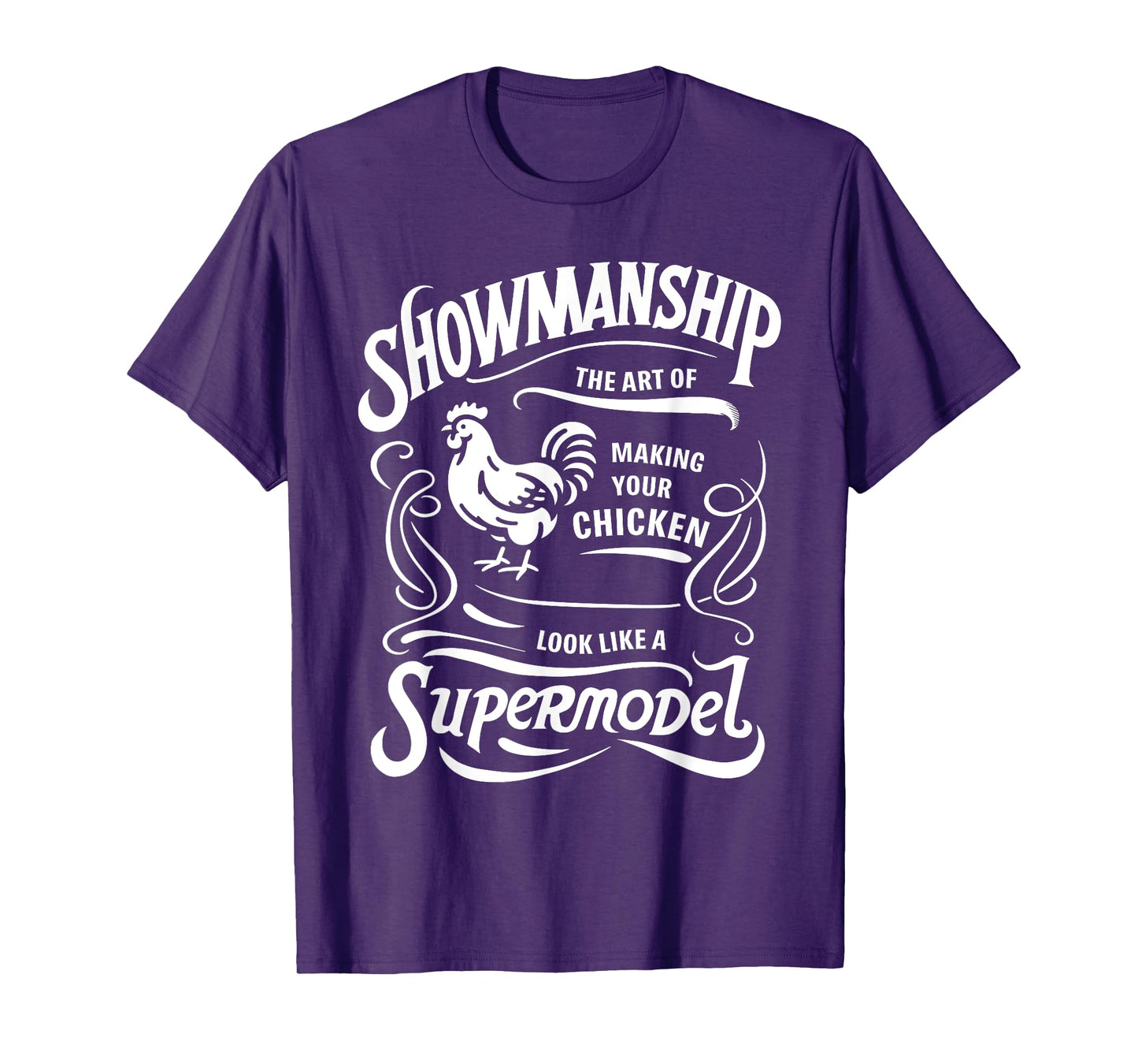 Showmanship Definition Fair Animal Chicken Livestock Show T-Shirt