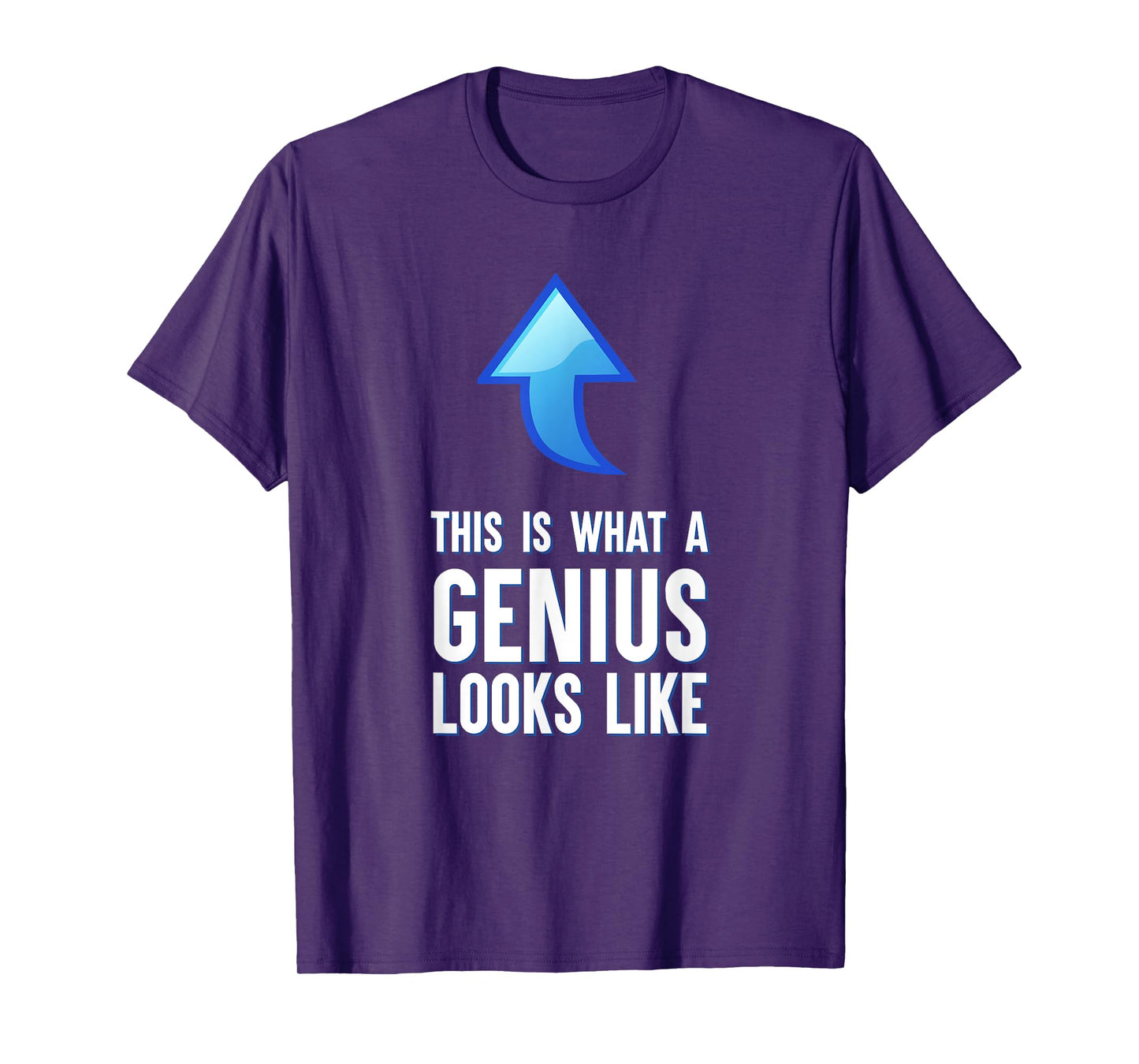 This Is What A Genius Looks Like Funny Sarcastic T-Shirt