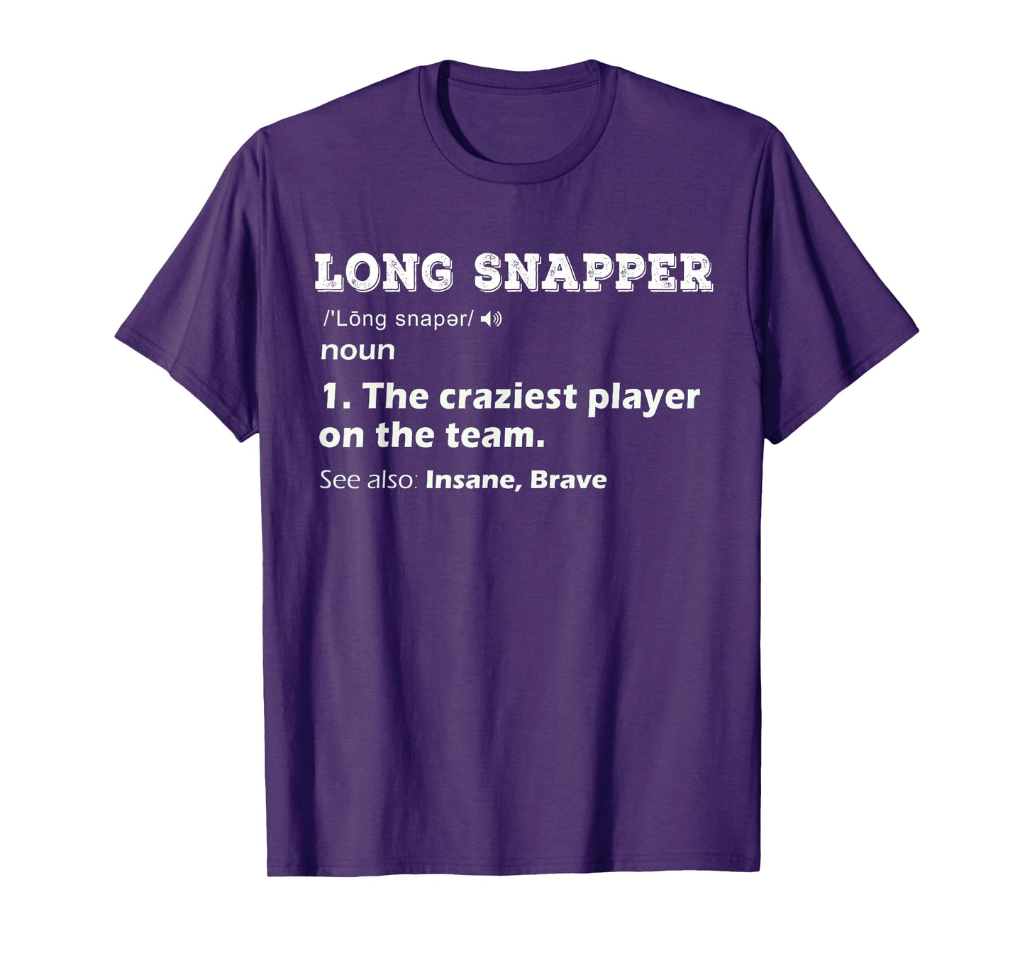 Cool Long Snapper Position Playing Football Team Player Gift T-Shirt