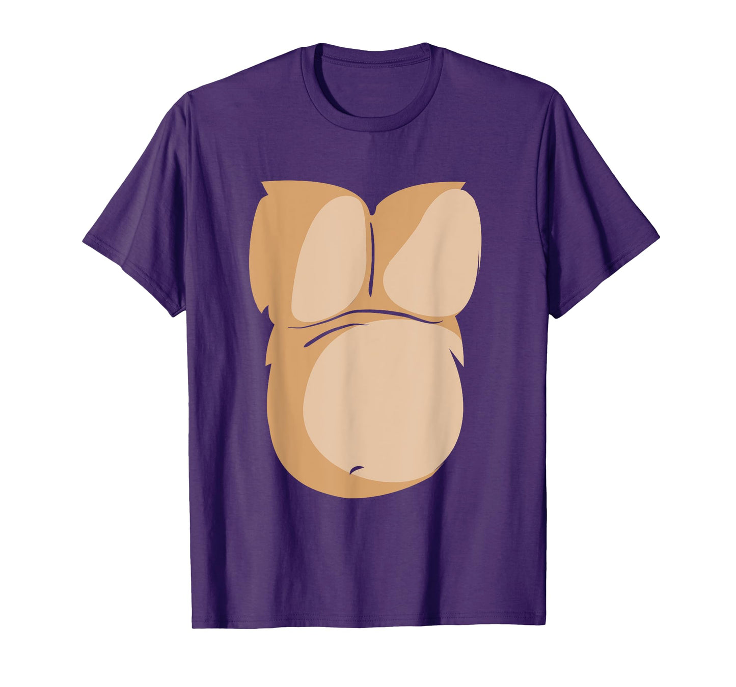 Funny Monkey Gorilla Hairy Chest Costume T Shirt Tee Tshirt T-Shirt