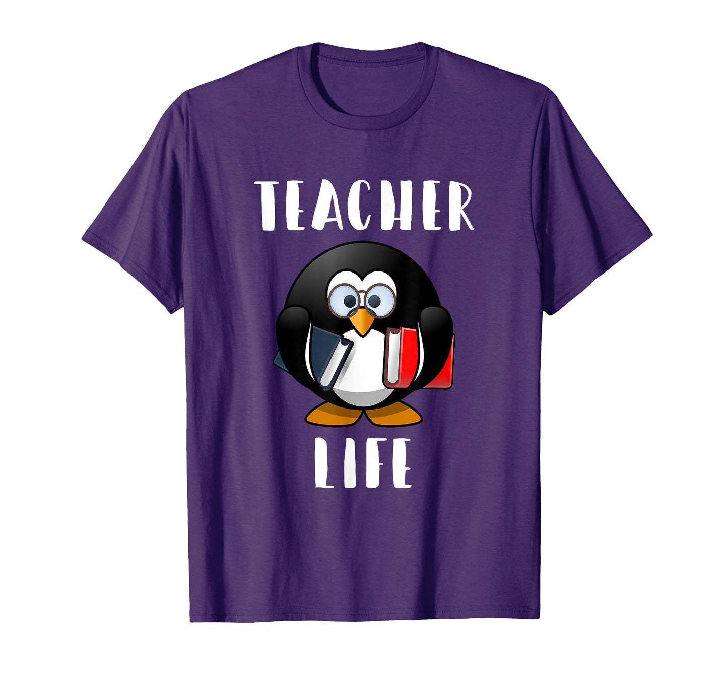 Cute Penguin Funny Teacher Life Shirt & Gift for Teachers Men Women Girls Kids T-Shirt