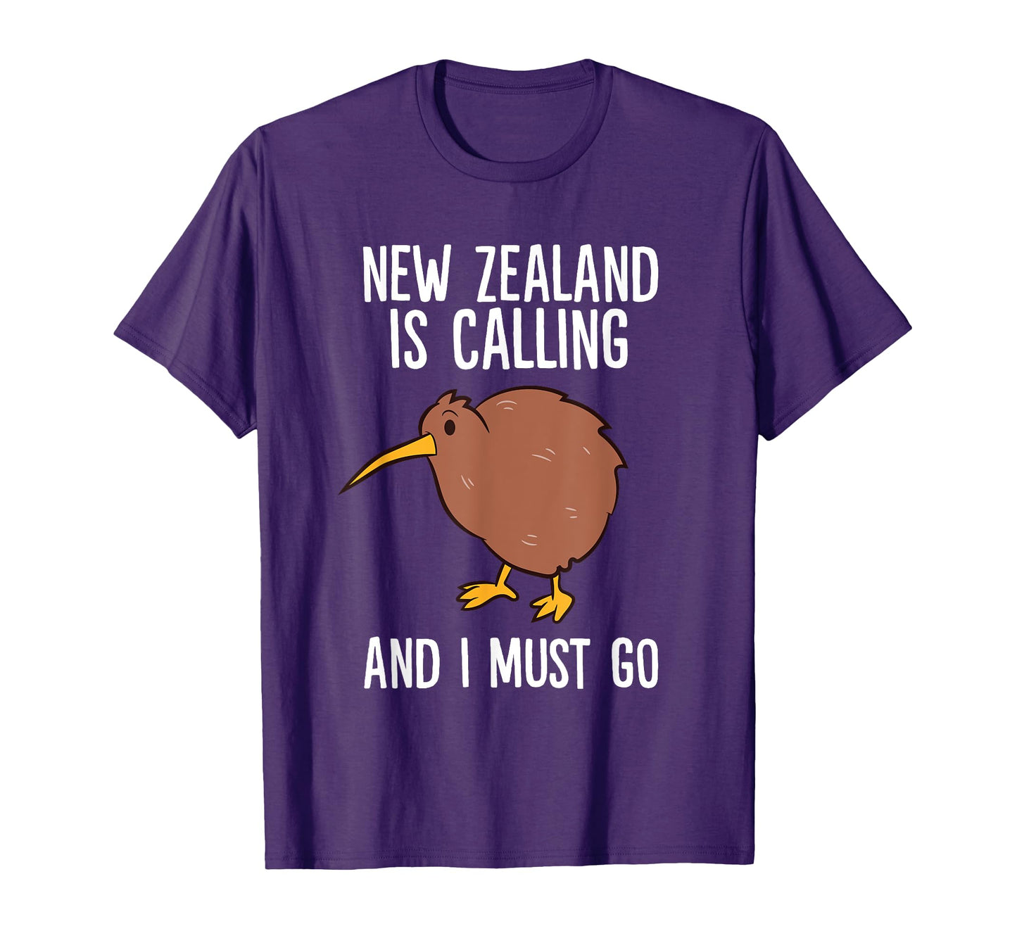 Kiwi Bird New Zealand Is Calling And I Must Go Kiwis T-Shirt