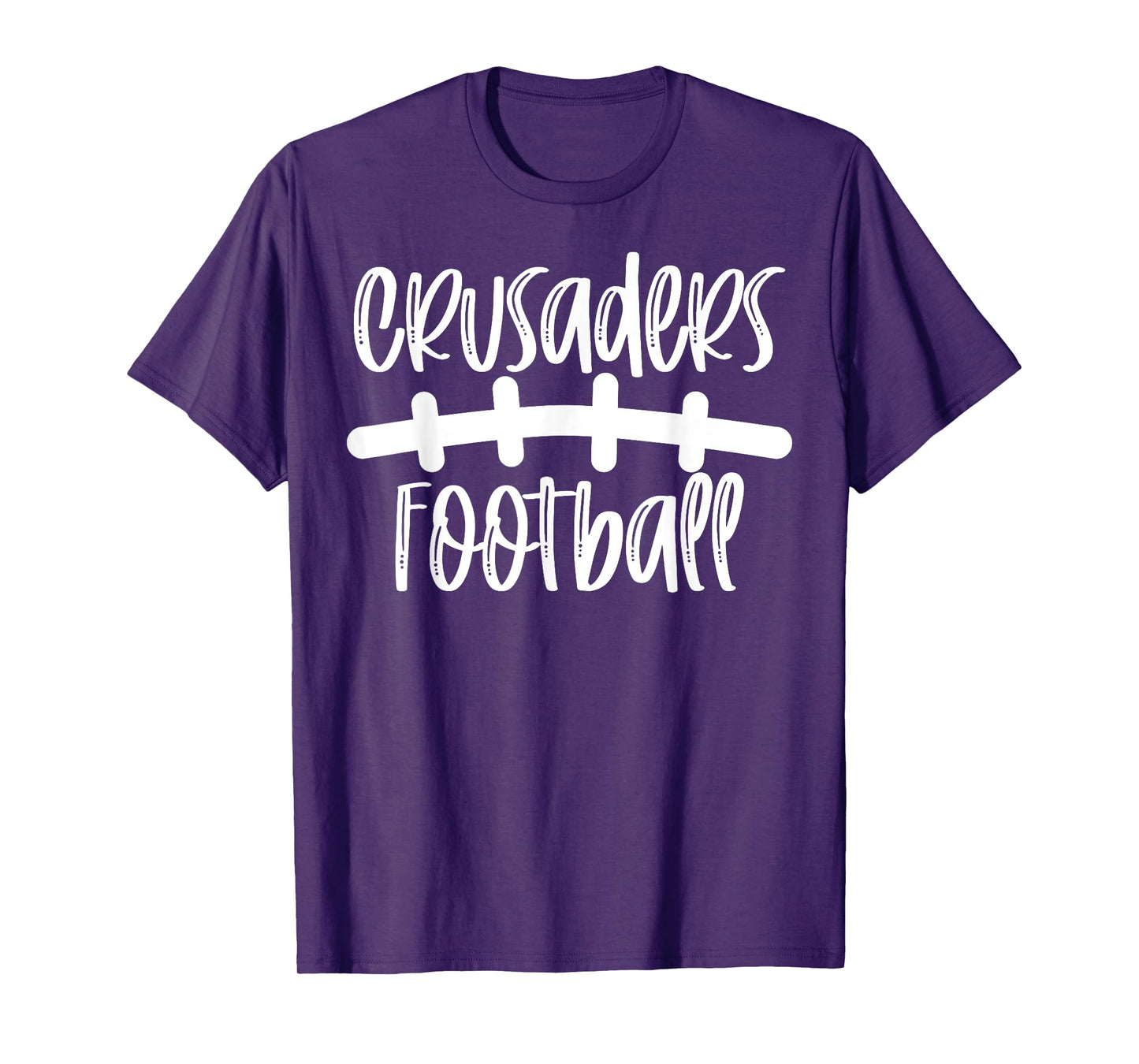 Crusaders Football School Spirit Team Mascot Game Night T-Shirt