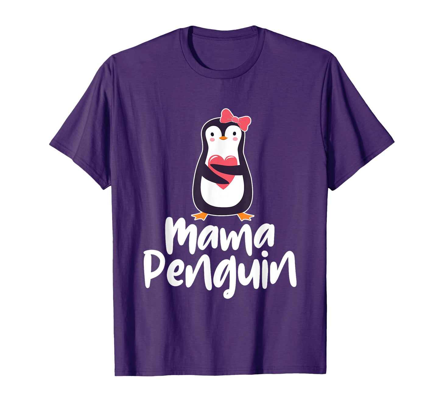 Mama Penguin - Penguin Lover Bird Watcher Aquatic Bird T-Shirt
