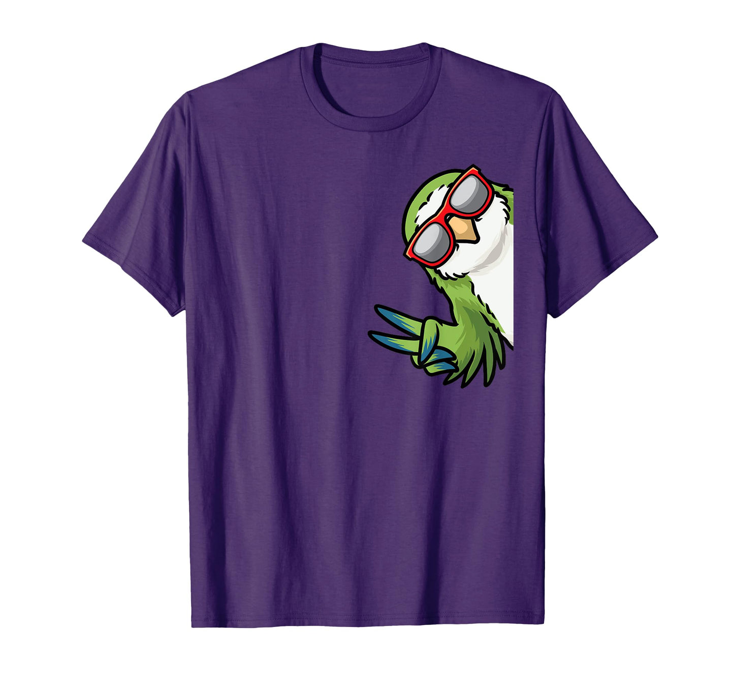 Monk Parakeet Quaker Parrot Bird From Side Sunglasses T-Shirt