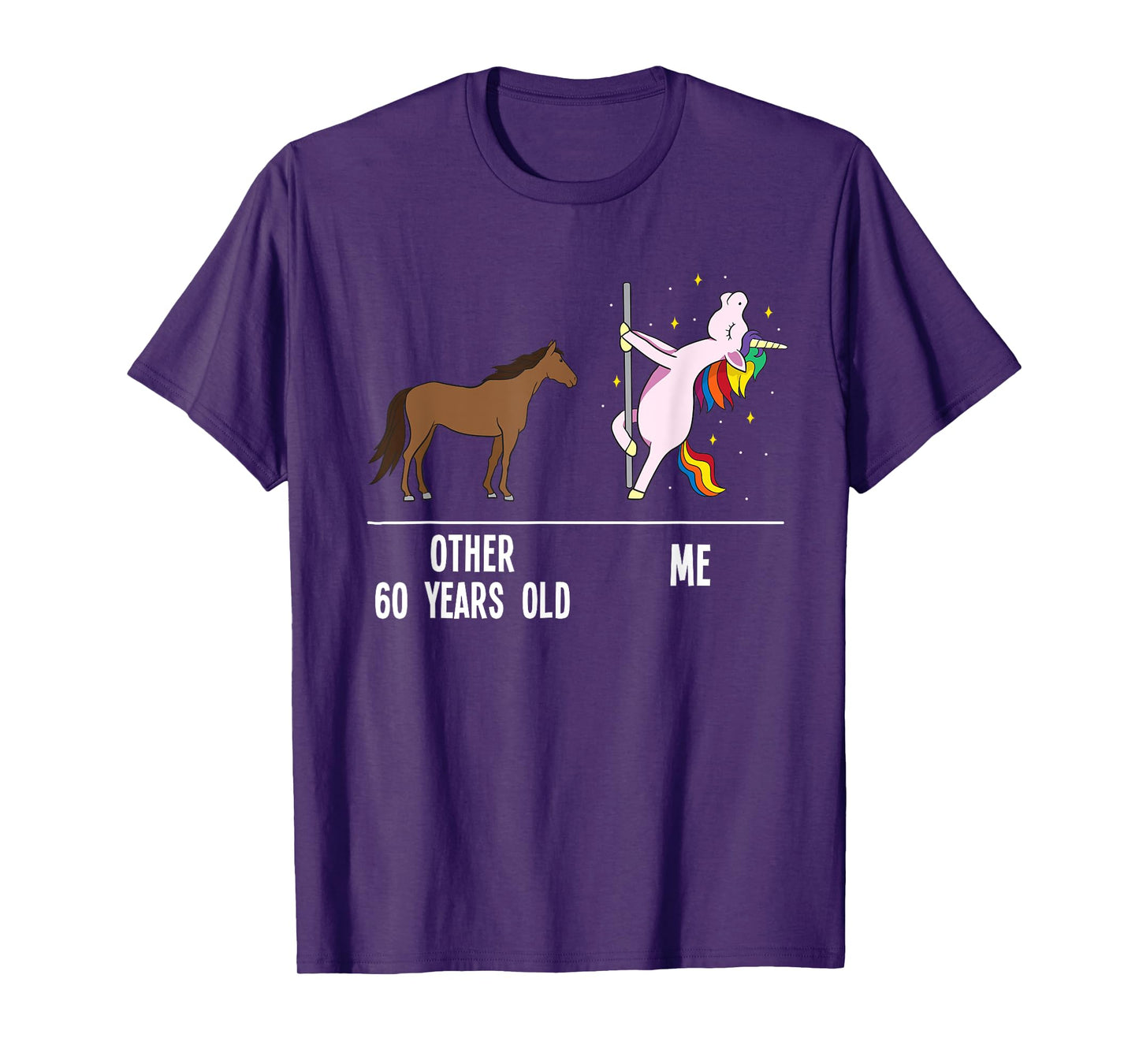 60th Birthday Unicorn Funny 60 Years Old Other Me Women T-Shirt