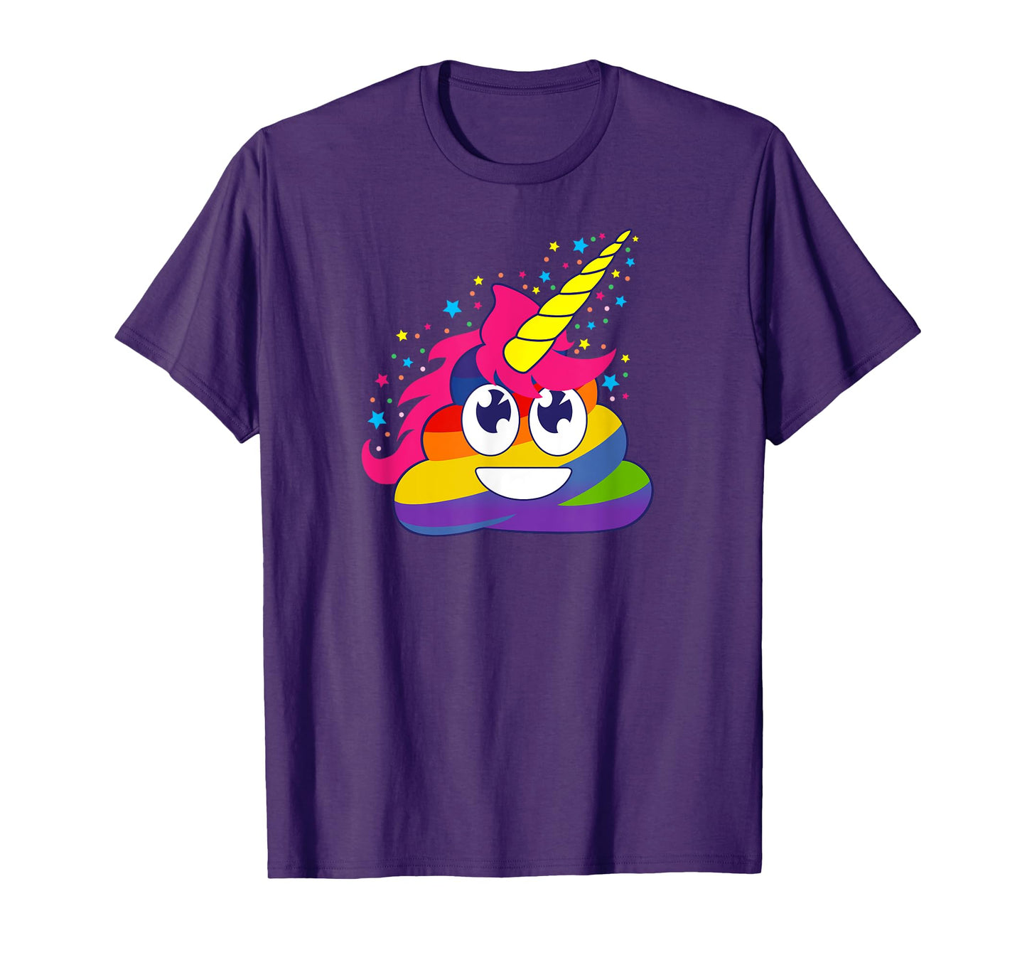 Rainbow Unicorn Poop Funny Cute kawaii kids adults Gift Idea T-Shirt