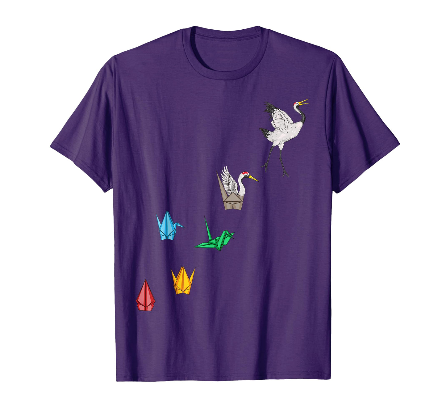 Origami Crane Shirt - Japanese Origami Paper Folding Crane T-Shirt