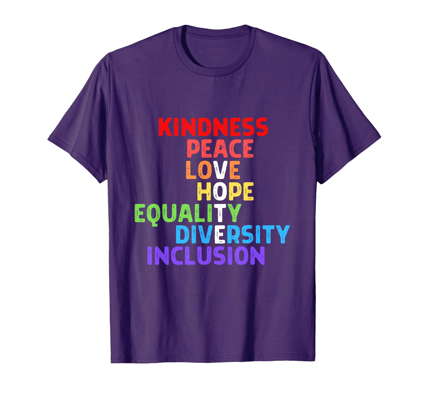 Vote Kindness Peace Equality Inclusion Diversity Human Right T-Shirt
