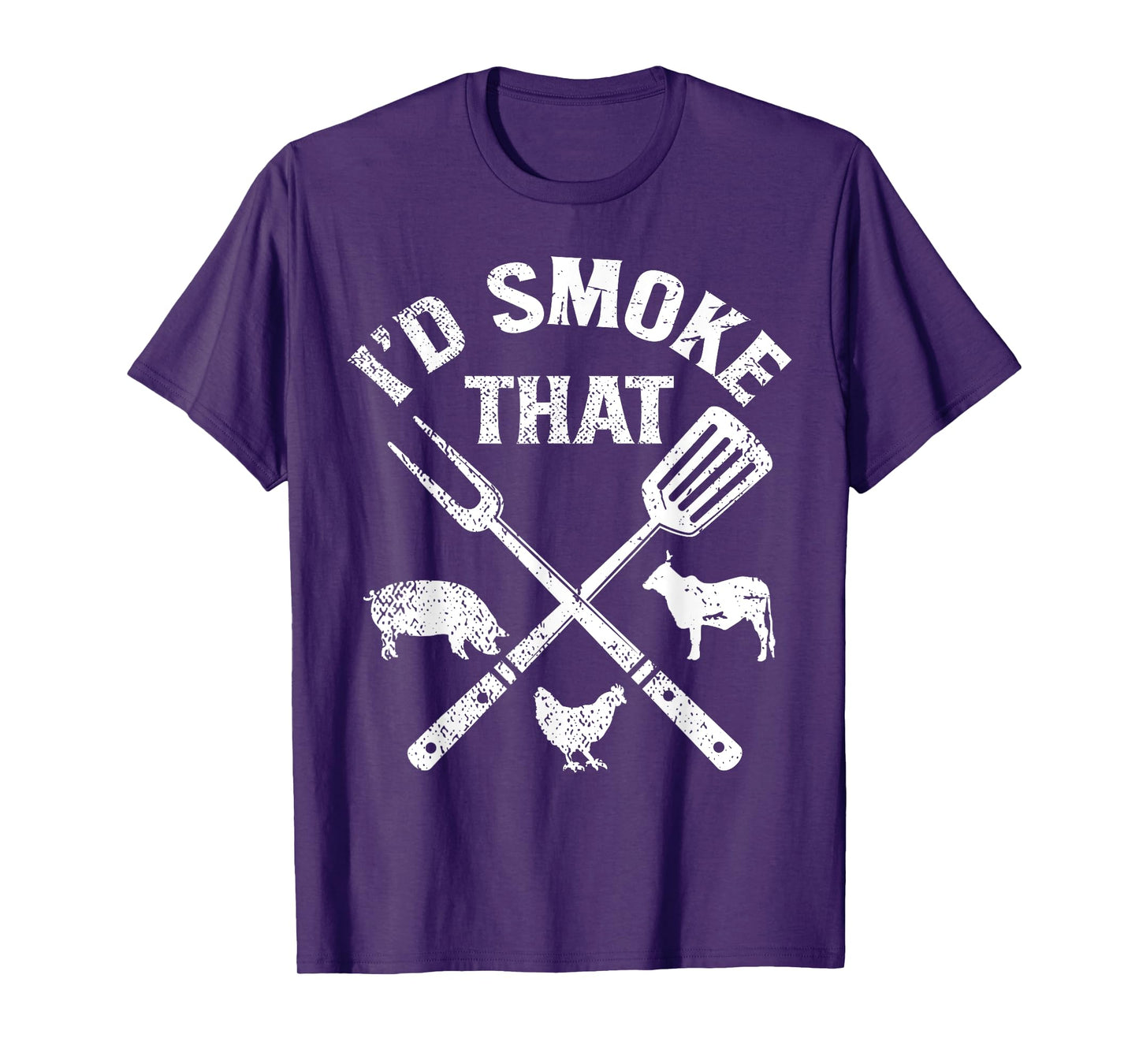 Id smoke that pig chicken cow bbq Top T-Shirt
