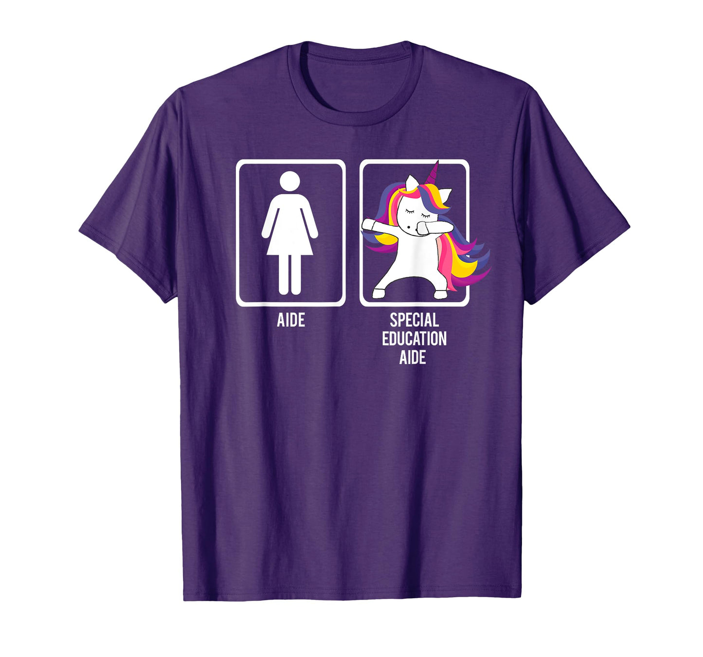 DABBING UNICORN SPECIAL EDUCATION AIDE TShirt Thank you Gift T-Shirt