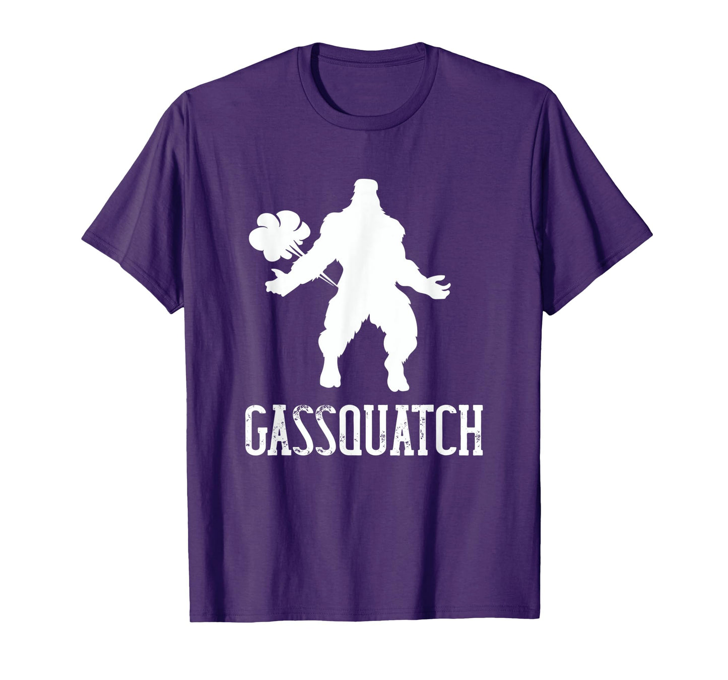 Gassquatch Bigfoot Farting Sasquatch Fart Funny Dad Joke T-Shirt