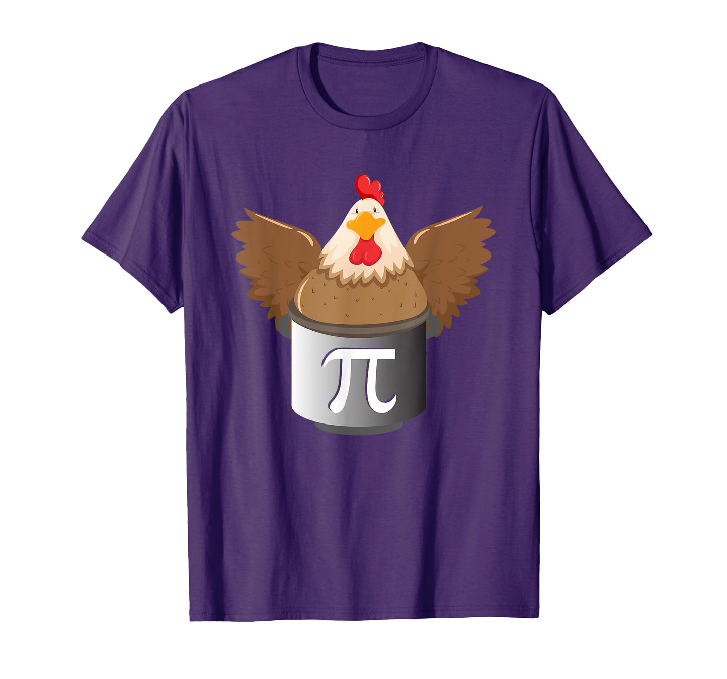 Chicken Pot Pi - Funny Pi Math Lover Math Teacher Math Geek T-Shirt
