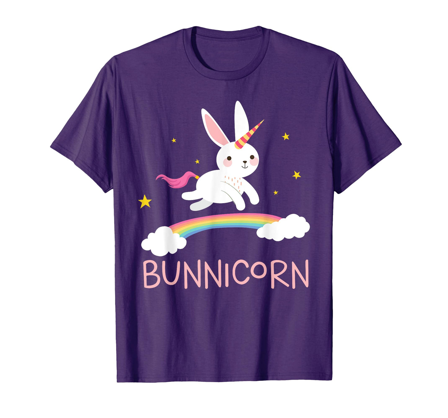 Unicorn Shirt Bunnicorn Bunny Rabbit Cute Tee Men Women Kids T-Shirt