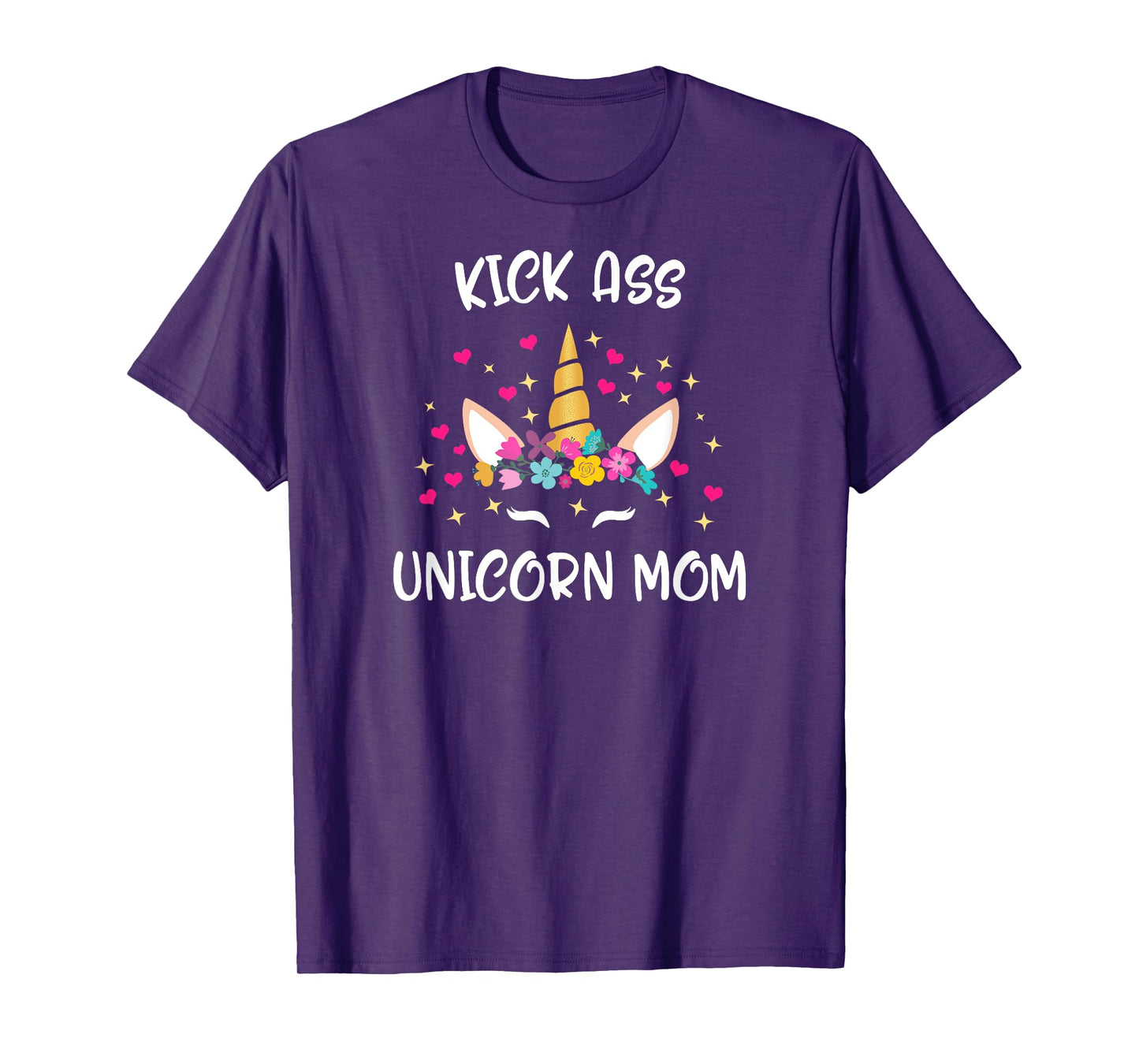 Mother's Day Kick Unicorn Mom Colorful Ass Women Gift T-Shirt