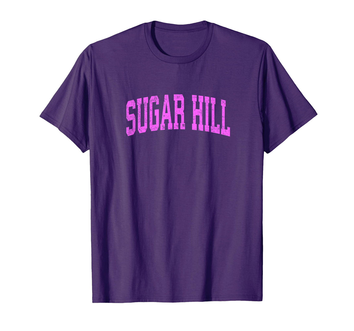 Sugar Hill Georgia GA Vintage Athletic Sports Pink Design T-Shirt