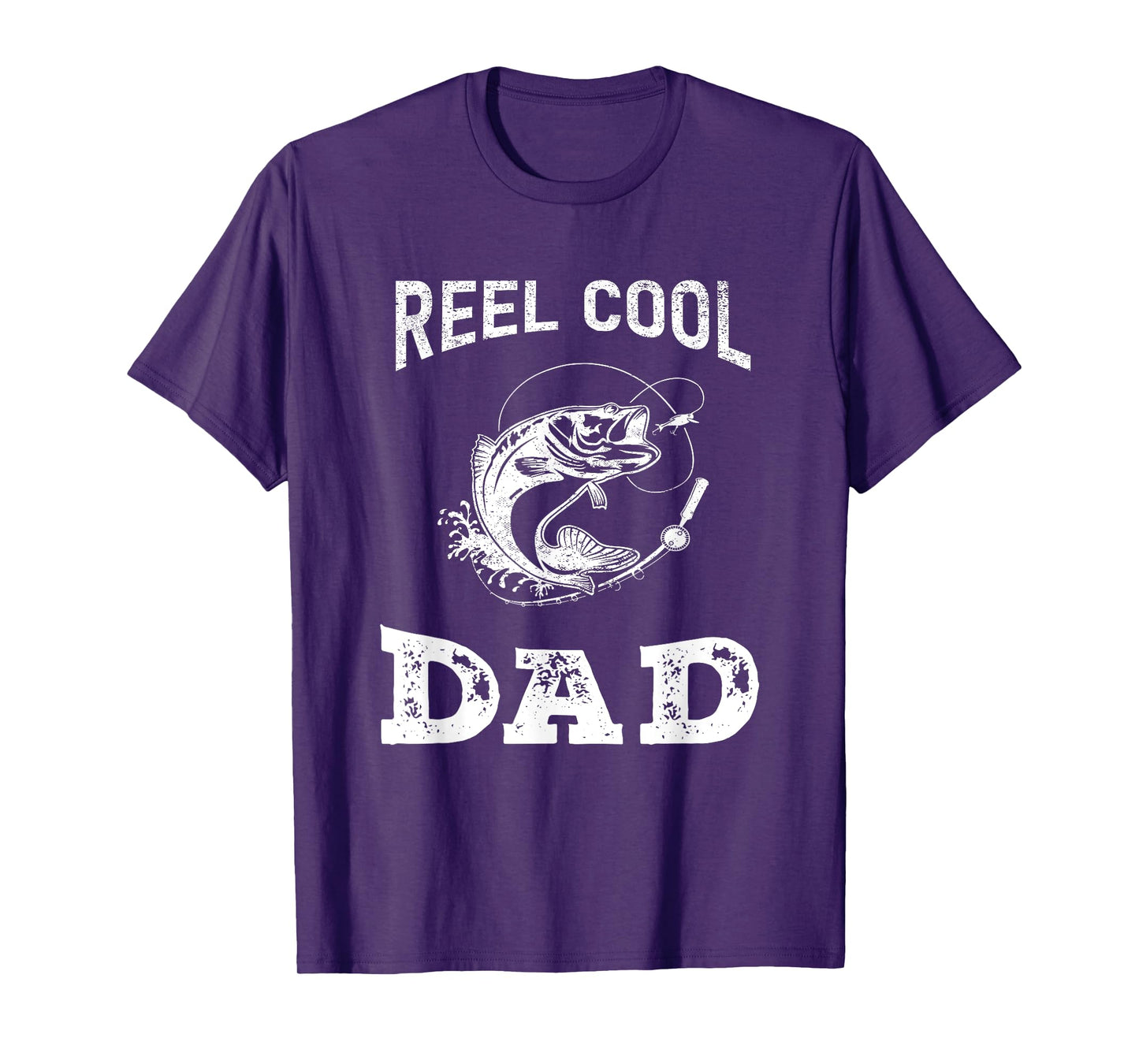 reel cool dad papa fisherman Daddy father's day Fishing gift T-Shirt