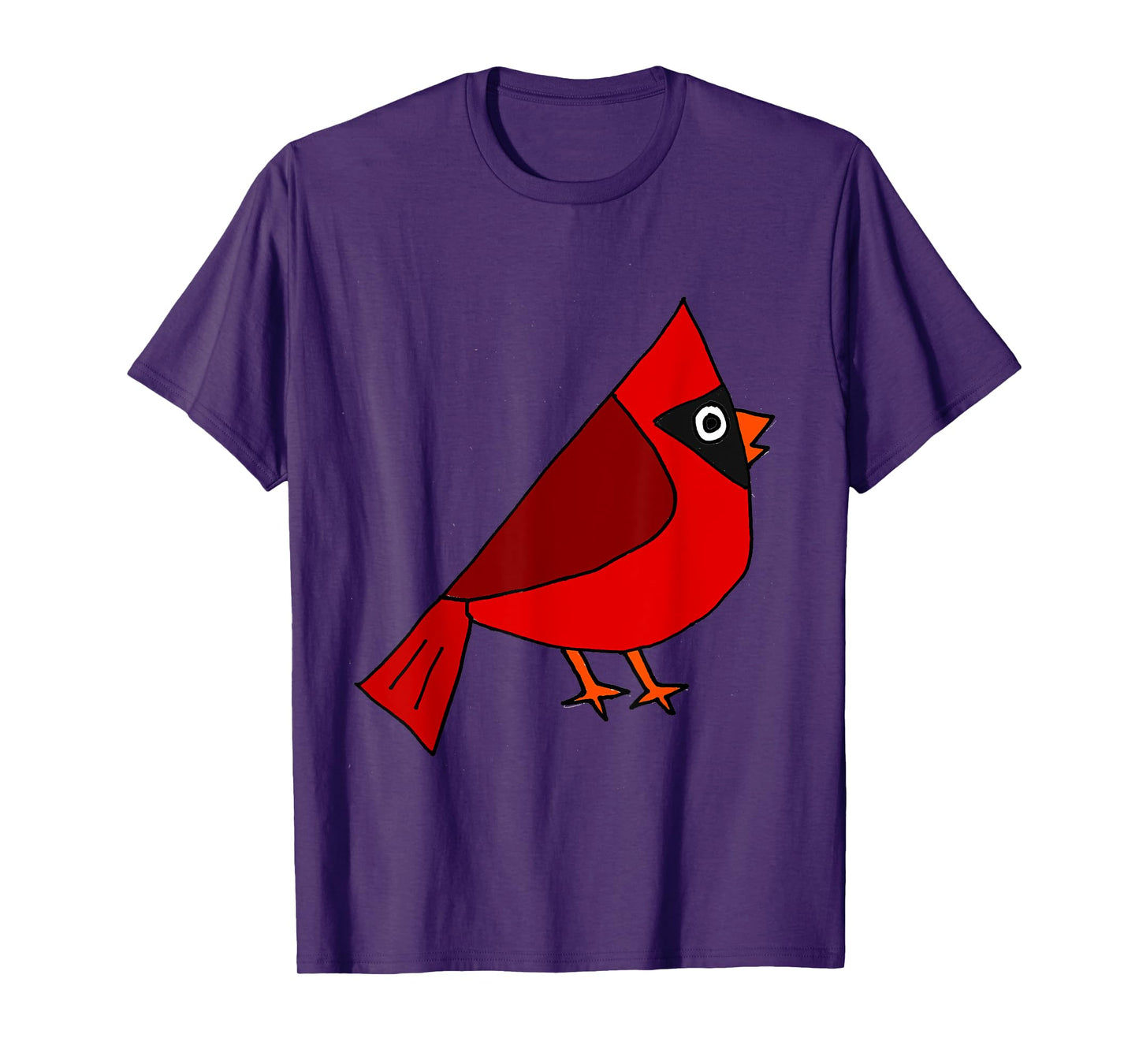 SmileteesBirds Cool Cardinal Red Bird Art T-shirt T-Shirt