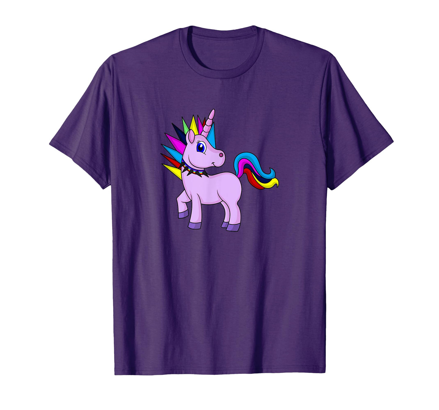 Unicorn Punk Rock Rebel I Cute & Funny T-Shirt